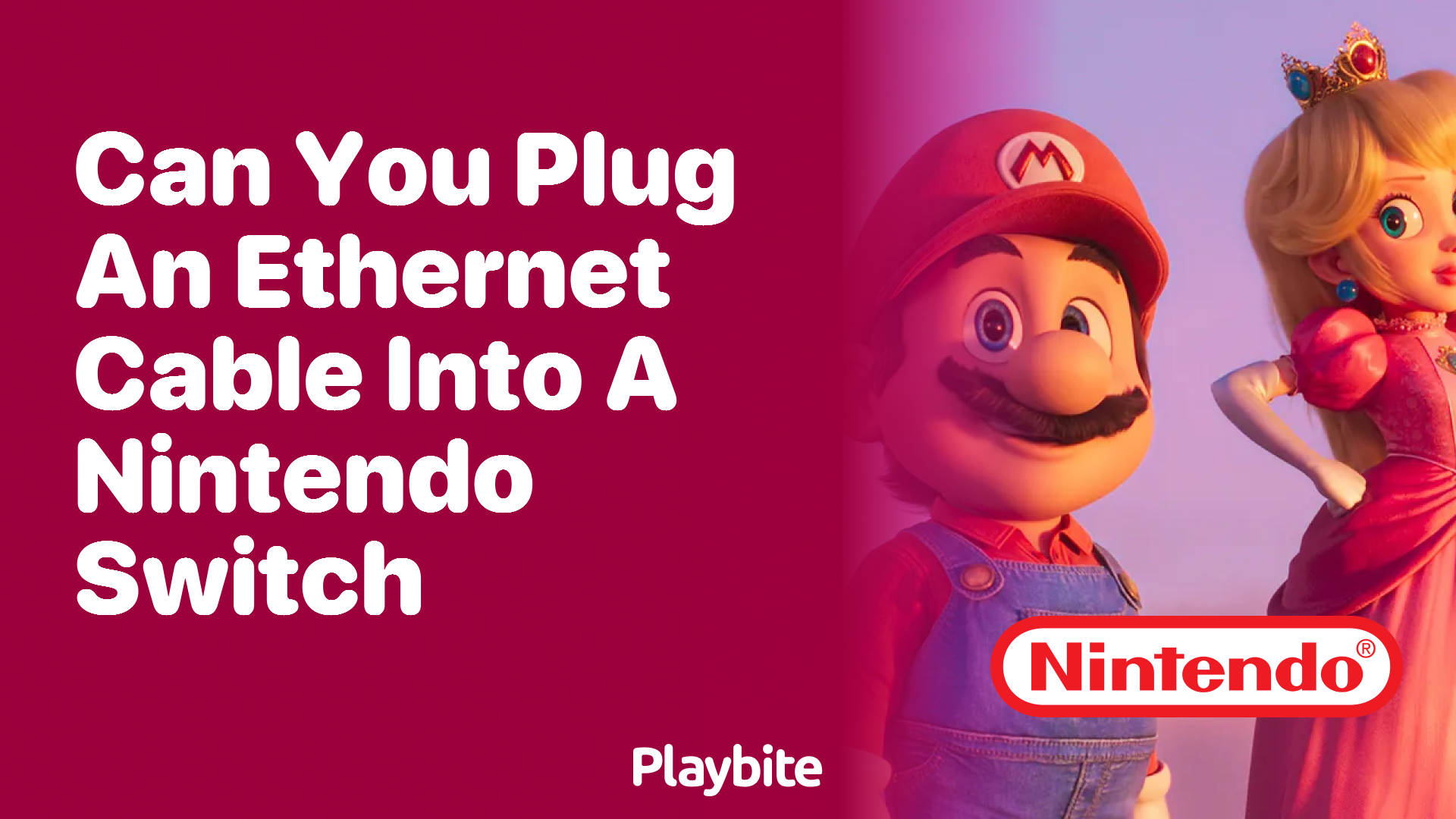 Can You Plug an Ethernet Cable Into a Nintendo Switch?