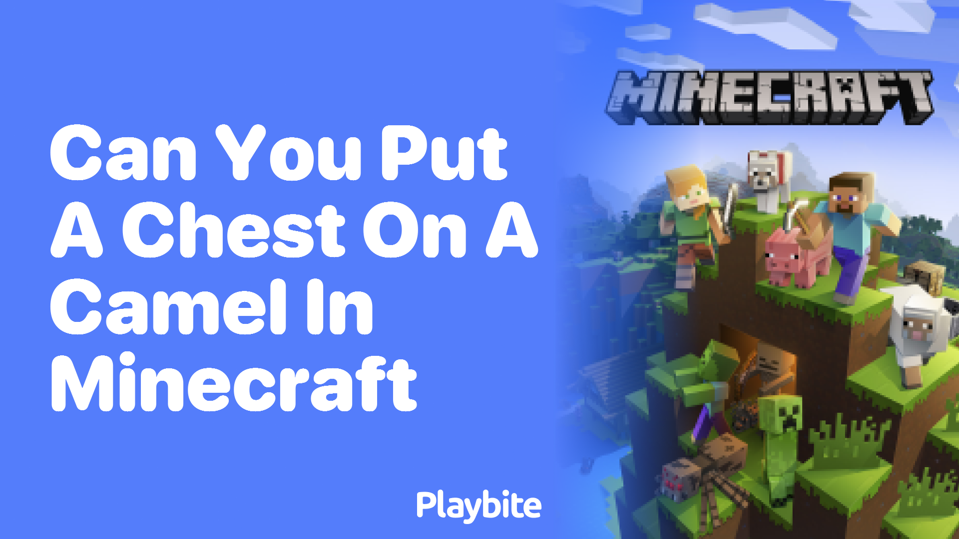 Can You Put a Chest on a Camel in Minecraft?
