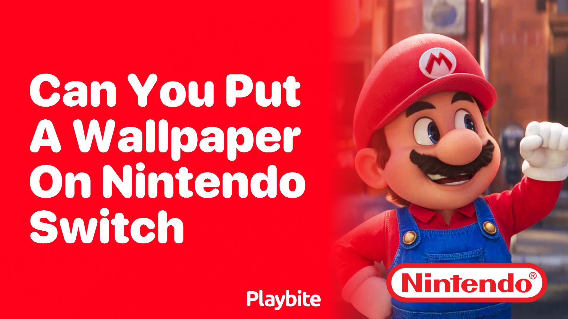 Can You Put a Wallpaper on Your Nintendo Switch?