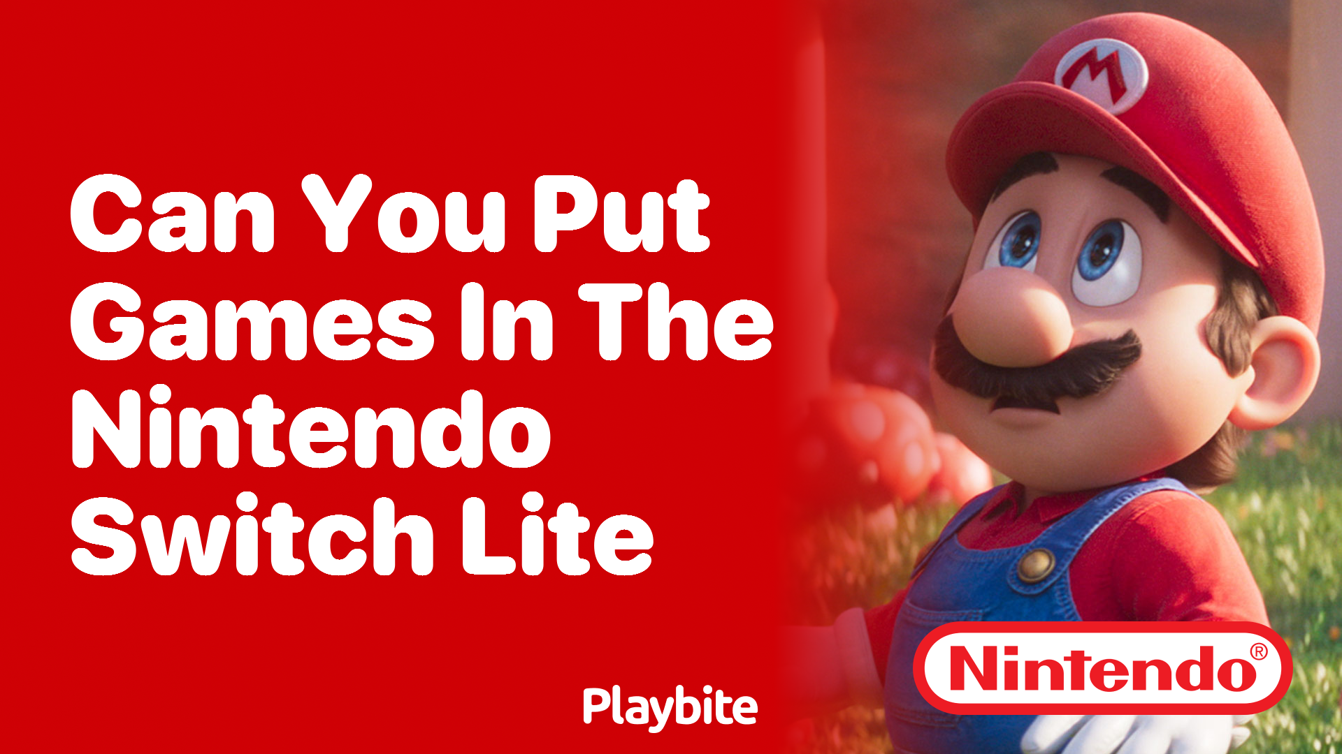 Can You Put Games in the Nintendo Switch Lite?