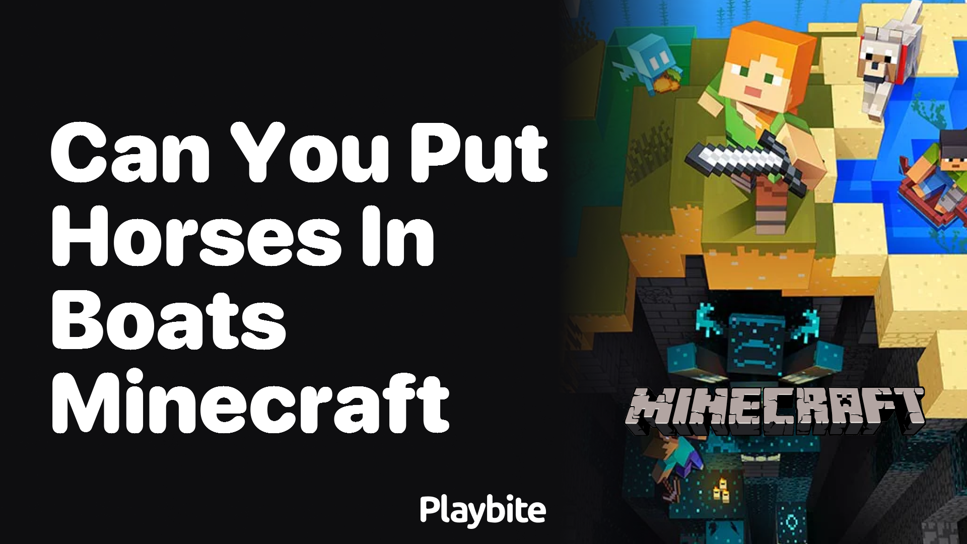 Can You Put Horses in Boats in Minecraft?