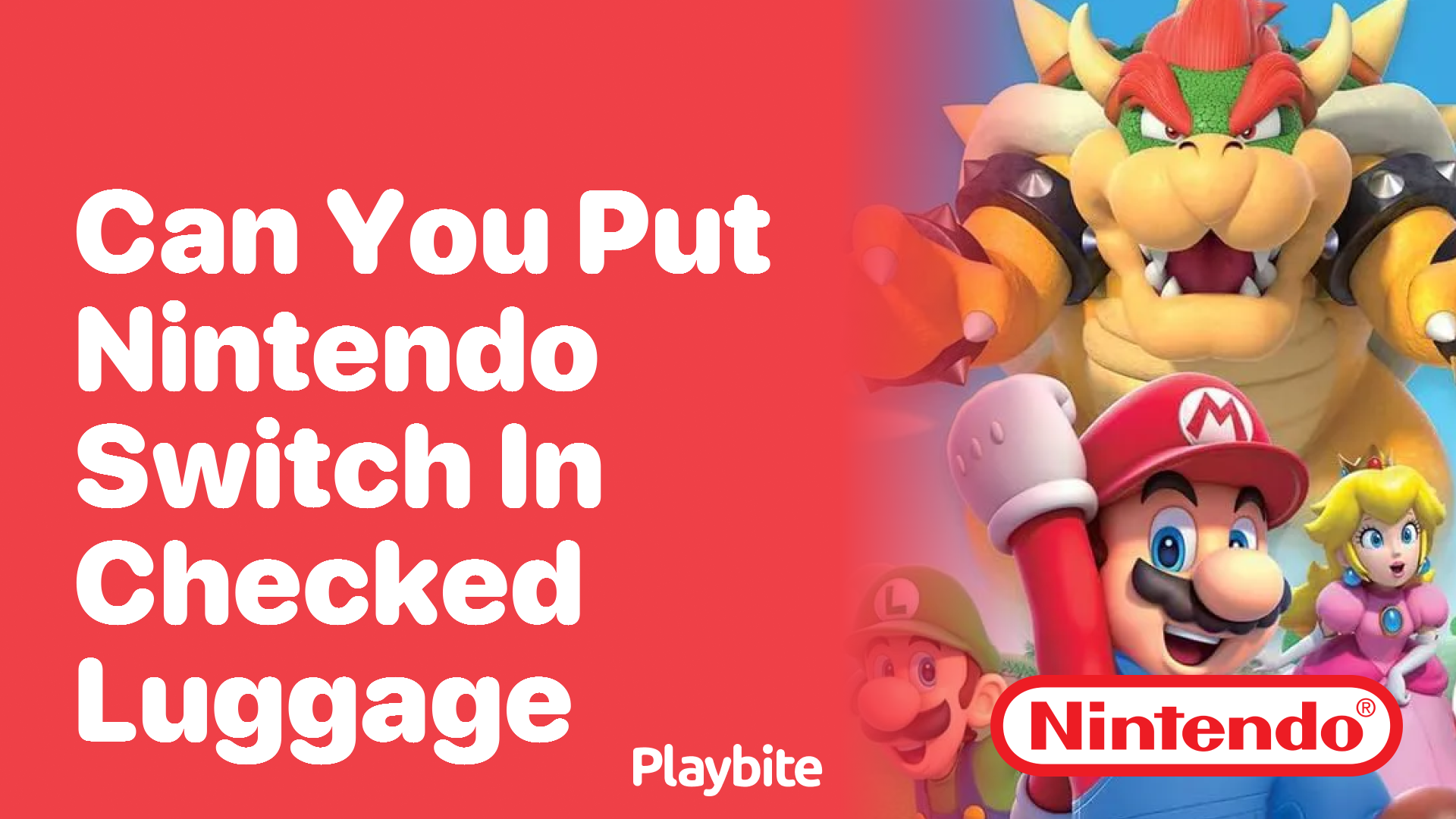 Can You Put Nintendo Switch in Checked Luggage?