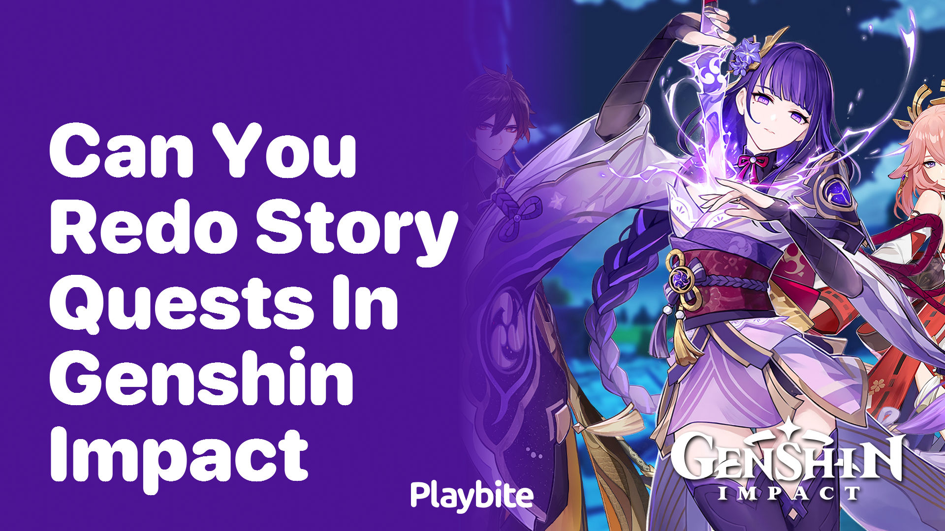 Can You Redo Story Quests in Genshin Impact?