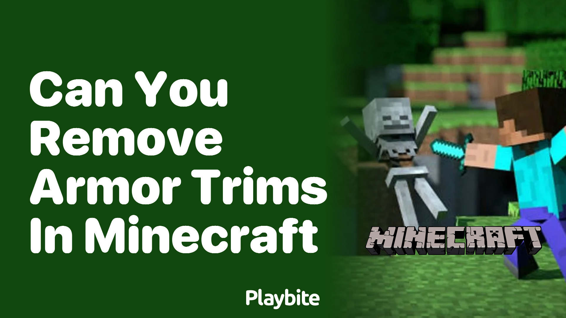 Can You Remove Armor Trims in Minecraft? Find Out Here! Playbite