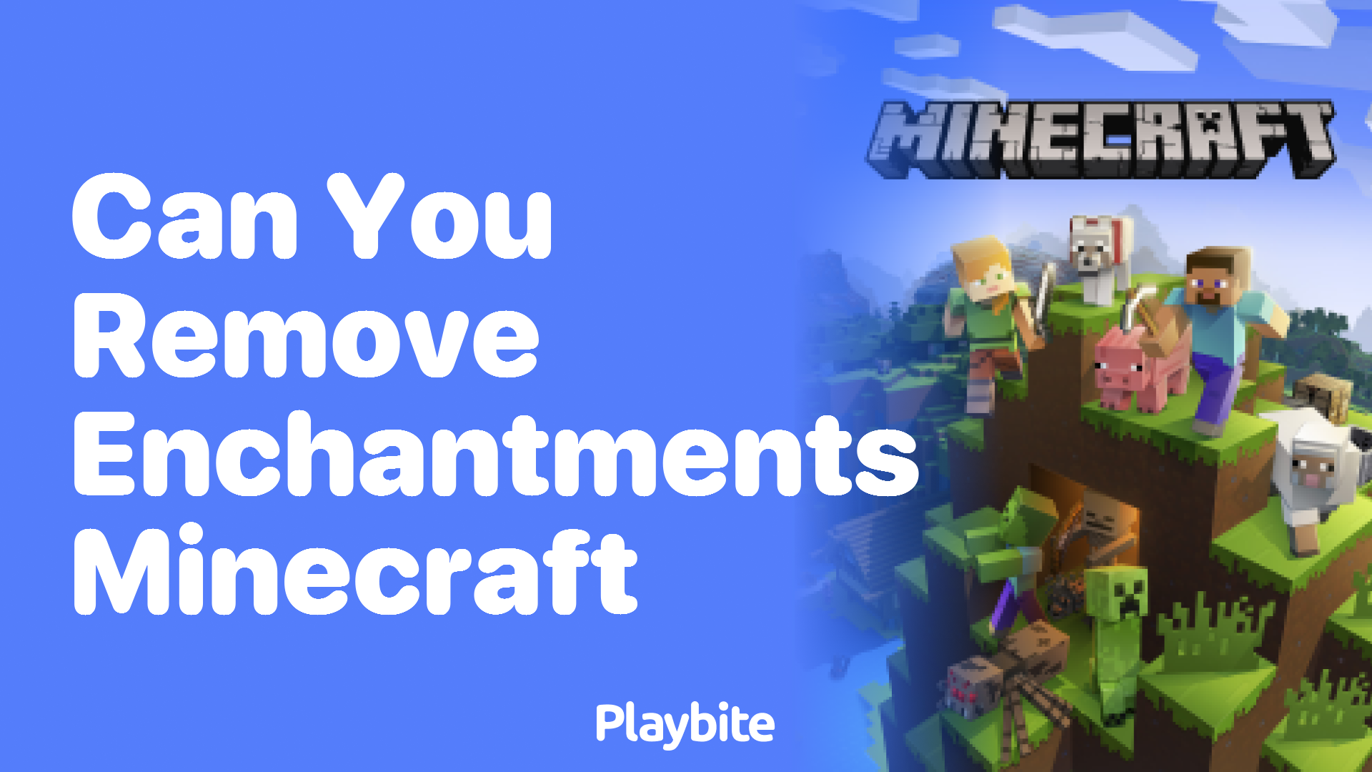Can You Remove Enchantments in Minecraft?