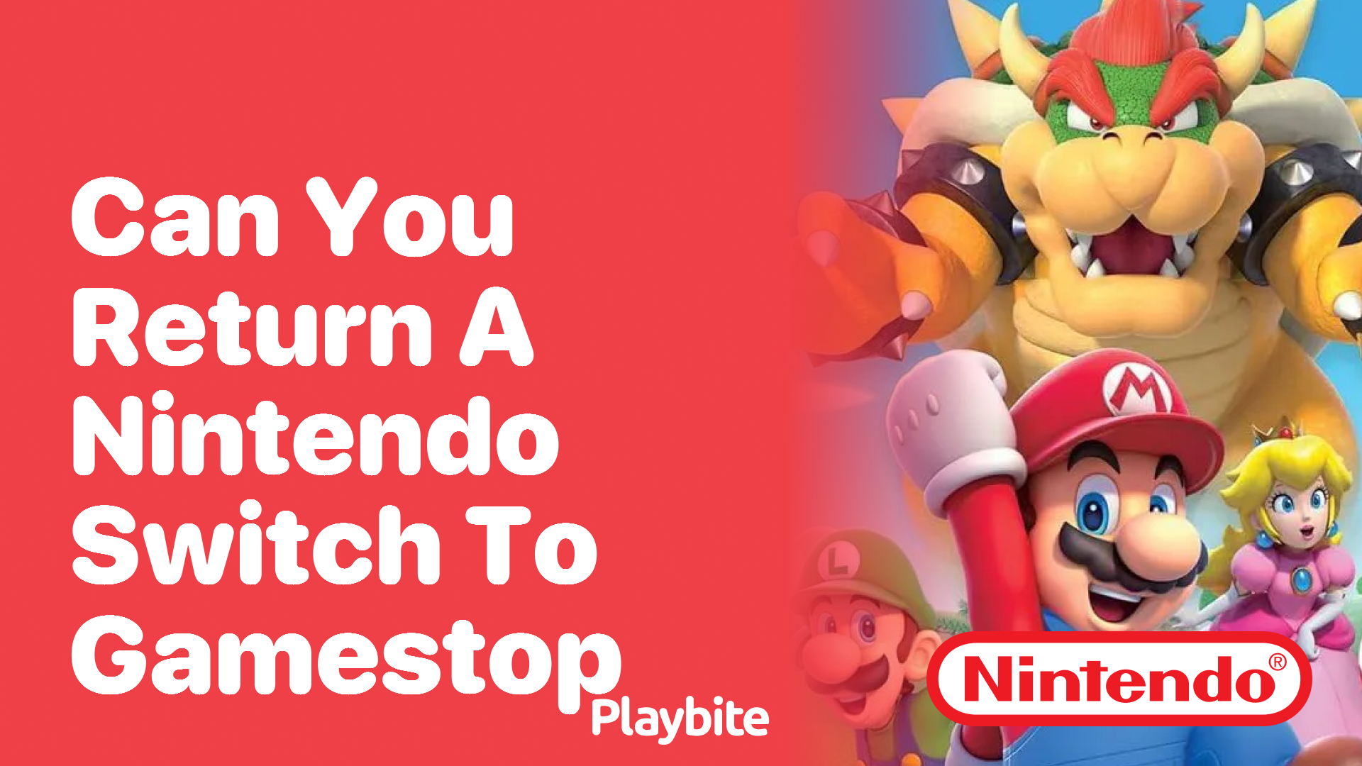 Can You Return a Nintendo Switch to GameStop?