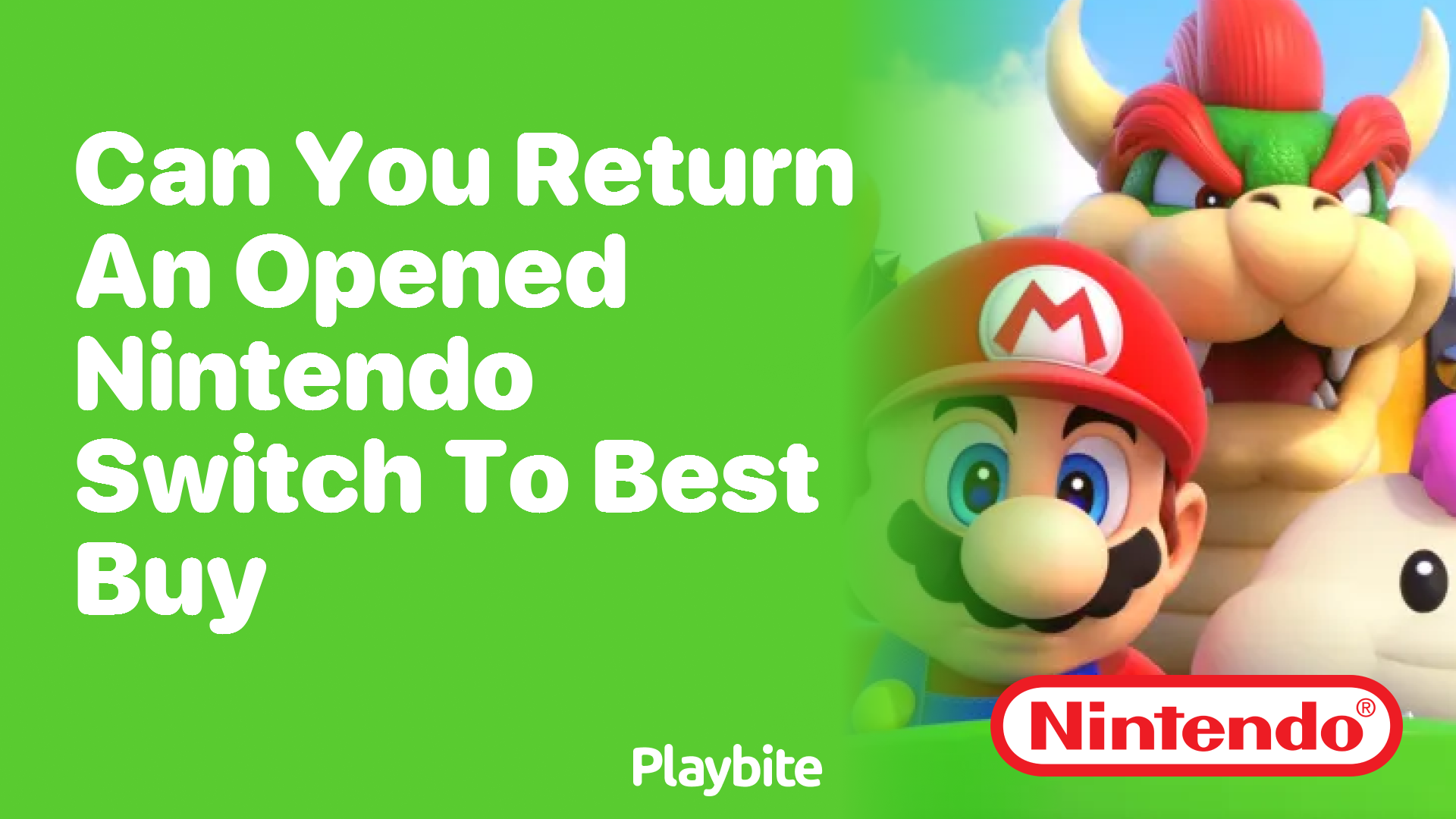 Can You Return an Opened Nintendo Switch to Best Buy?