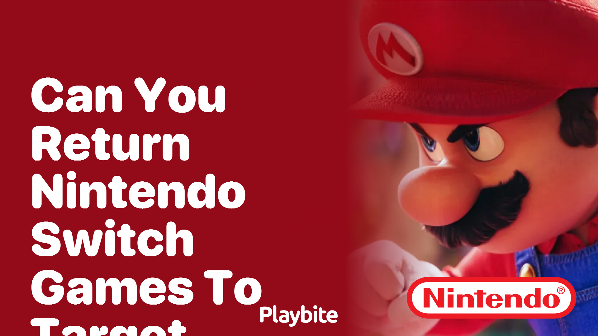 Can You Return Nintendo Switch Games to Target?