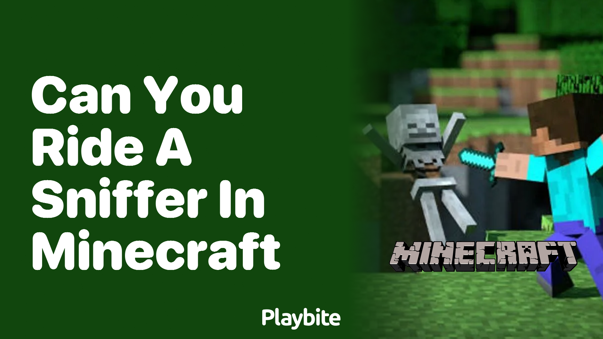Can You Ride a Sniffer in Minecraft? Let’s Find Out!