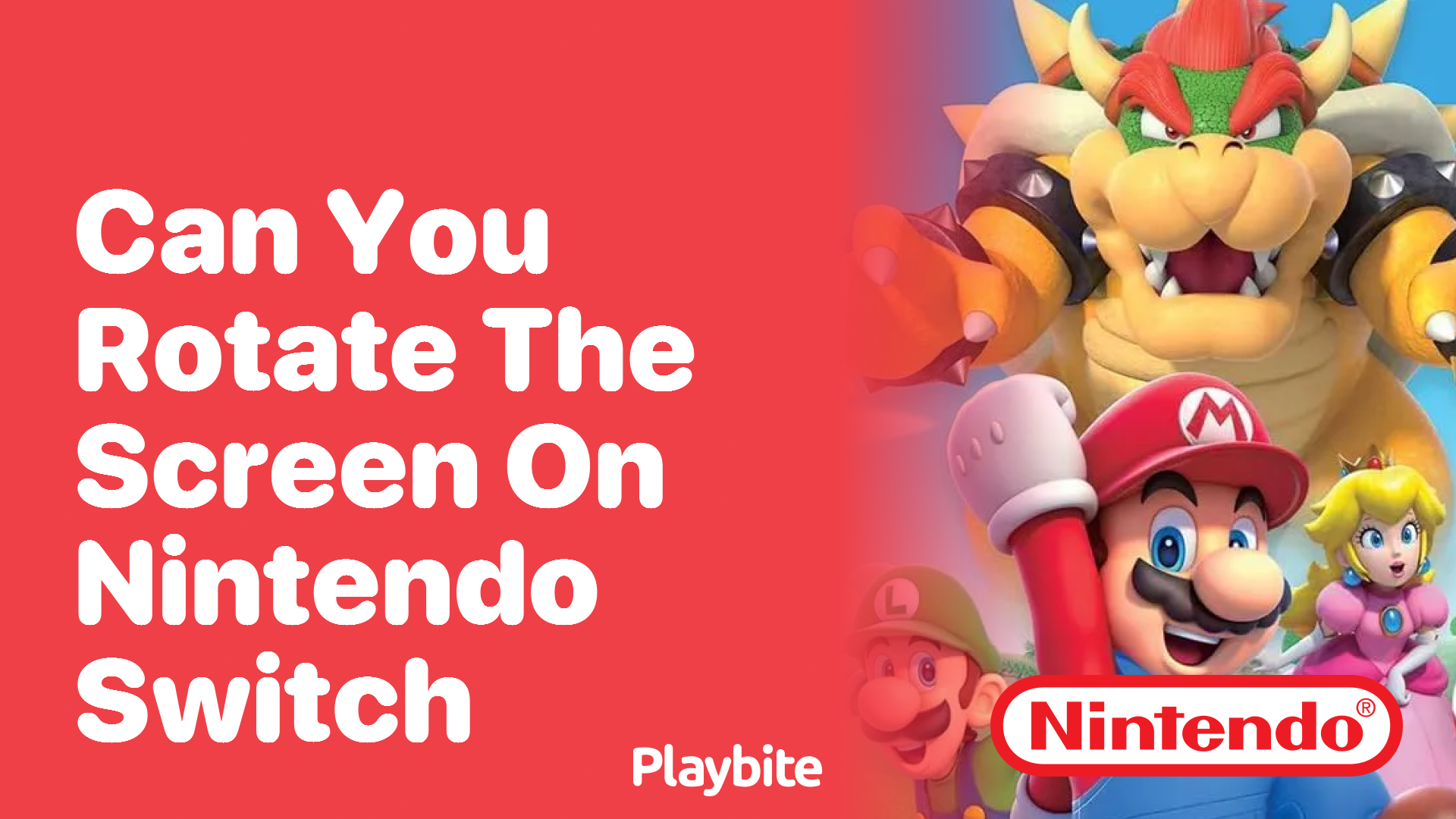 Can You Rotate the Screen on Nintendo Switch?