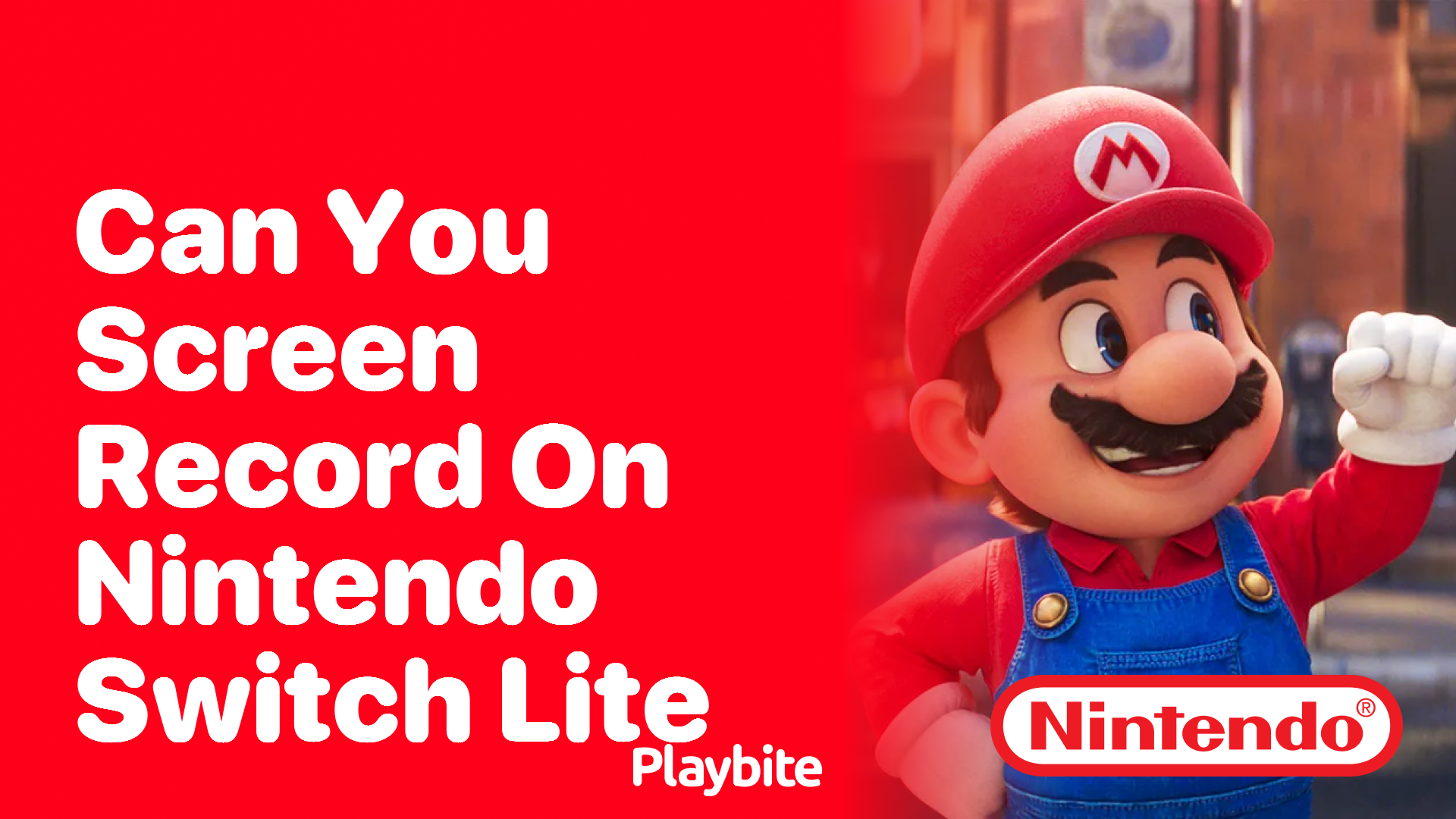 Can You Screen Record on a Nintendo Switch Lite?