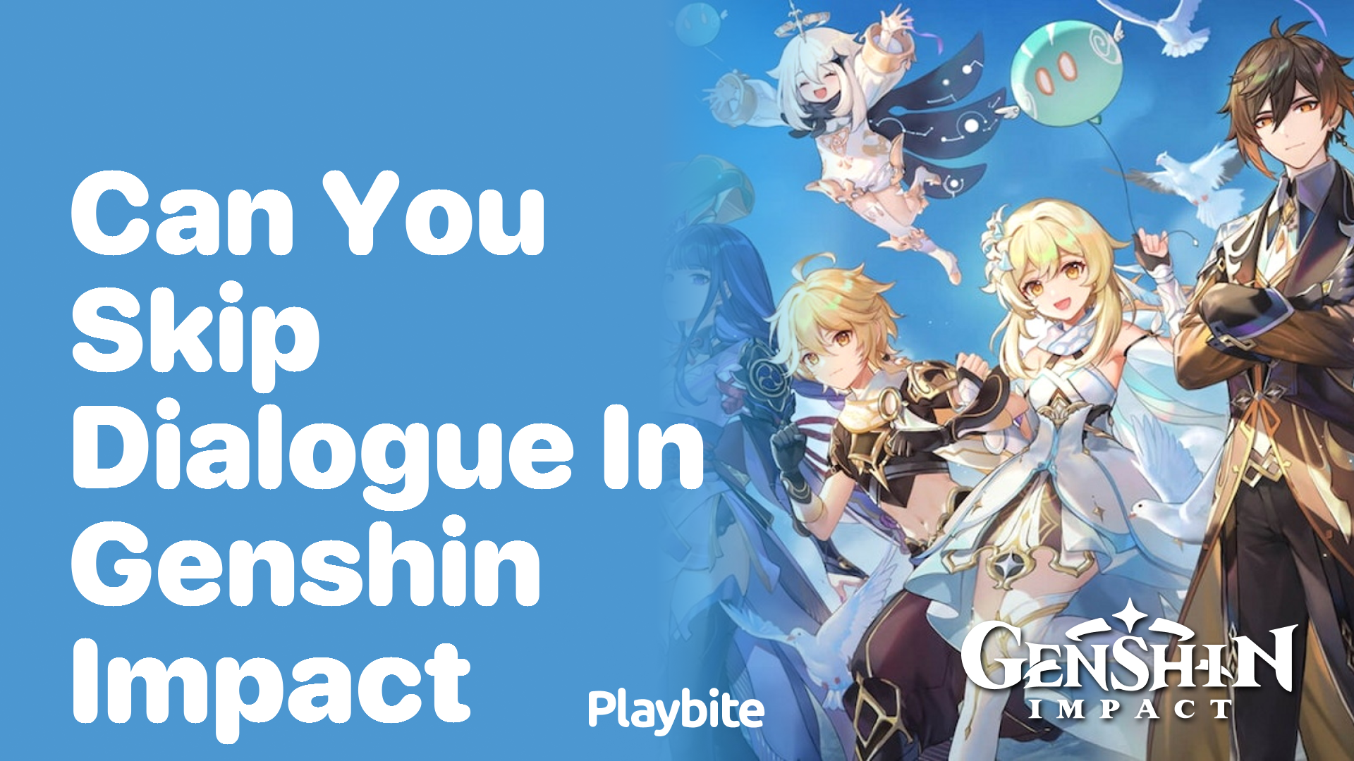 Can You Skip Dialogue in Genshin Impact?