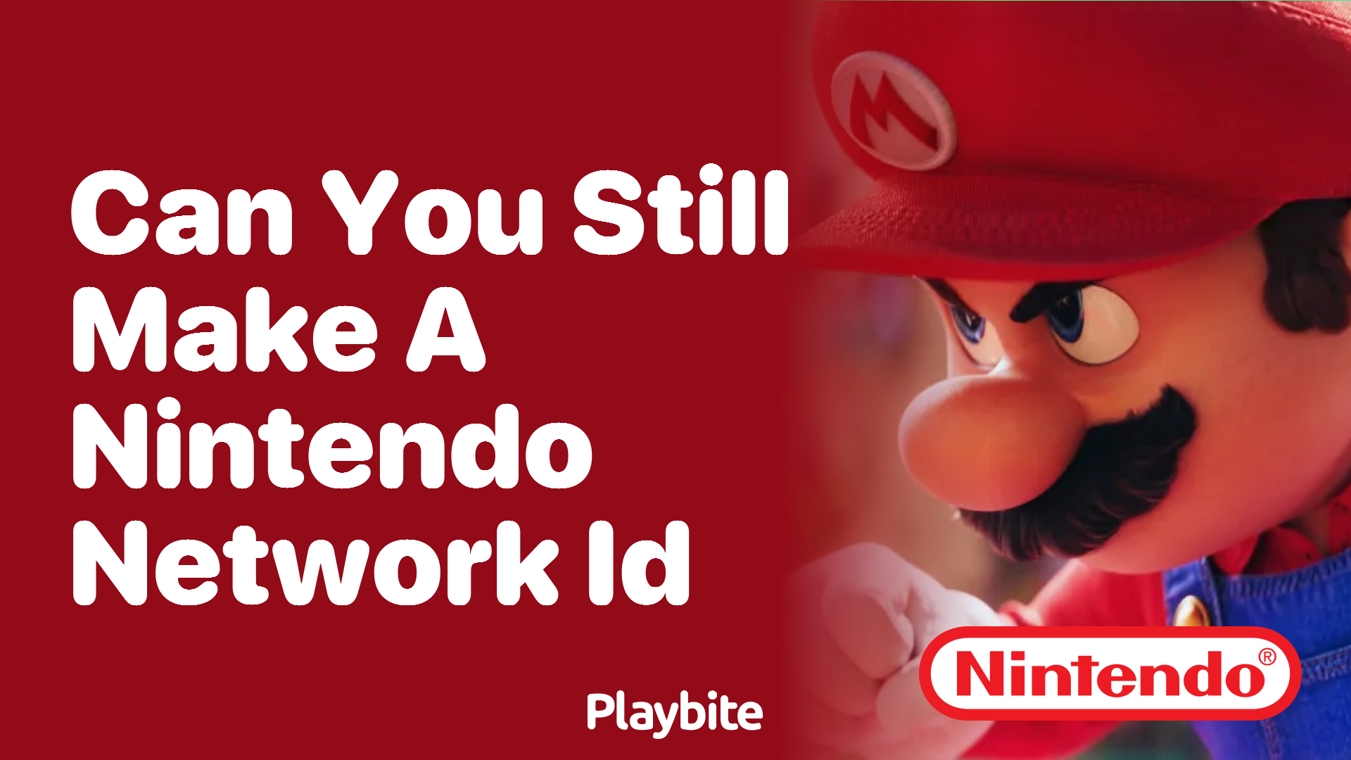 Can You Still Make a Nintendo Network ID?