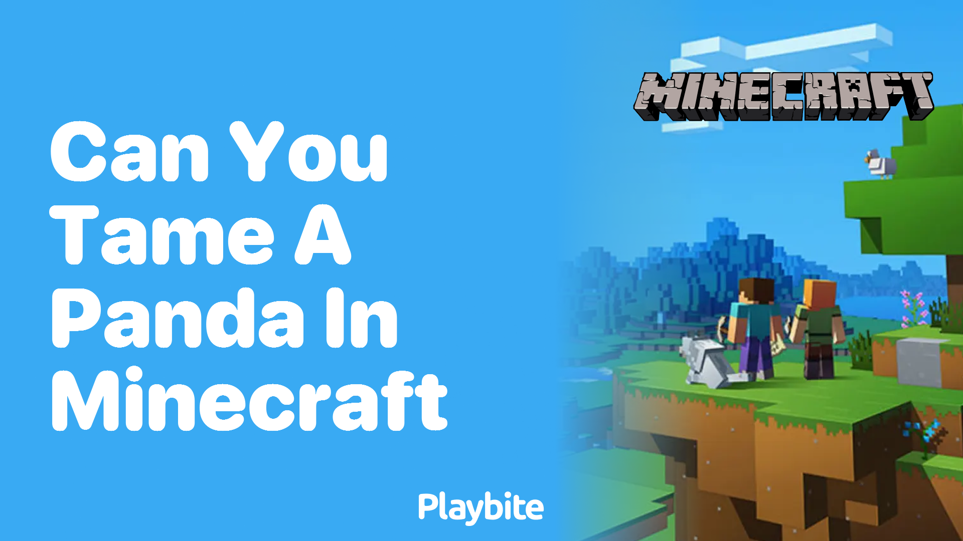 Can You Tame a Panda in Minecraft?
