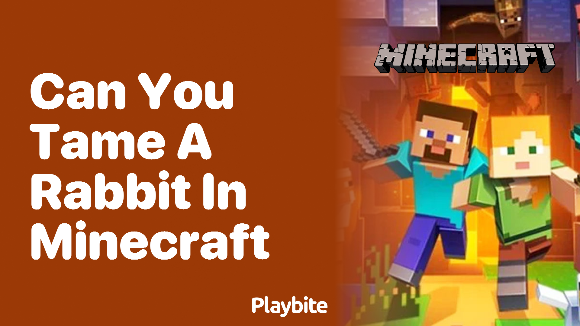 Can You Tame a Rabbit in Minecraft?