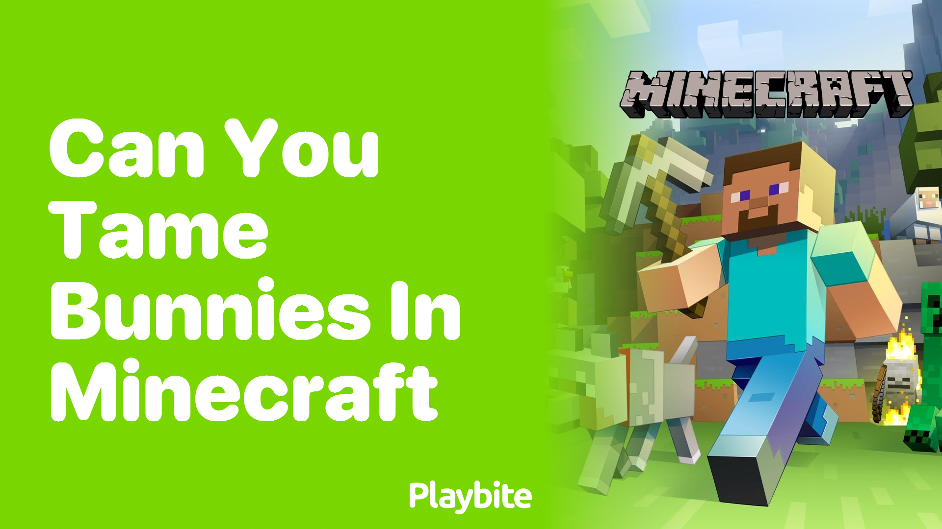 Can You Tame Bunnies in Minecraft?