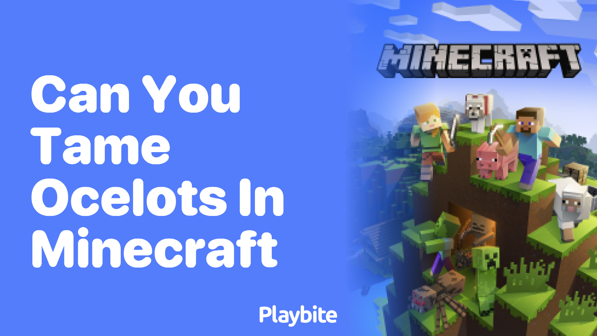 Can You Tame Ocelots in Minecraft?