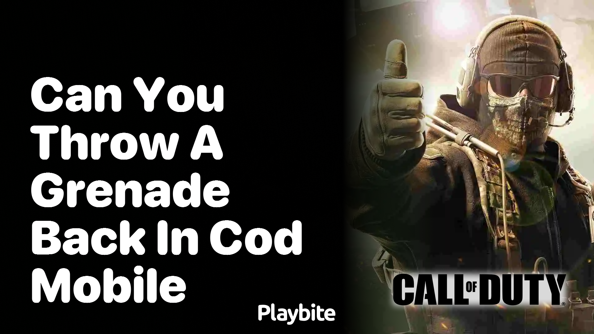 Can You Throw a Grenade Back in COD Mobile?