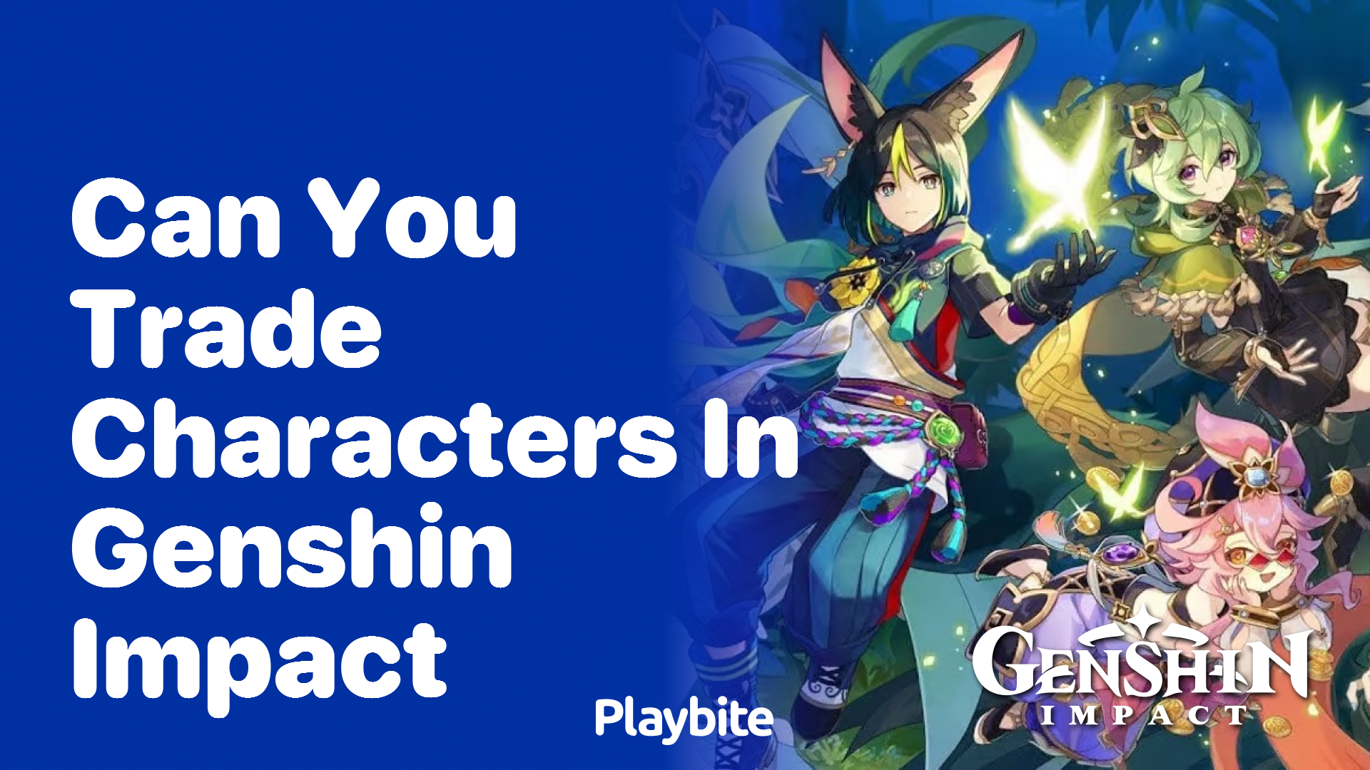 Can You Trade Characters in Genshin Impact?