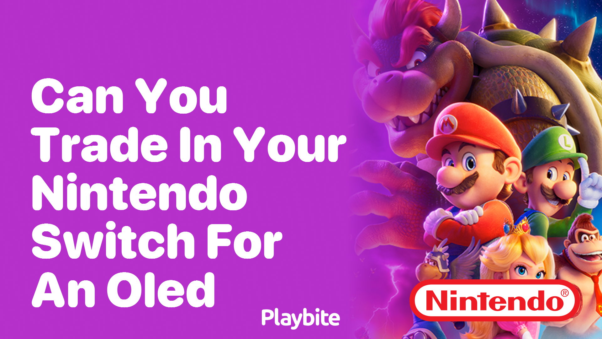 Can You Trade in Your Nintendo Switch for an OLED Model?