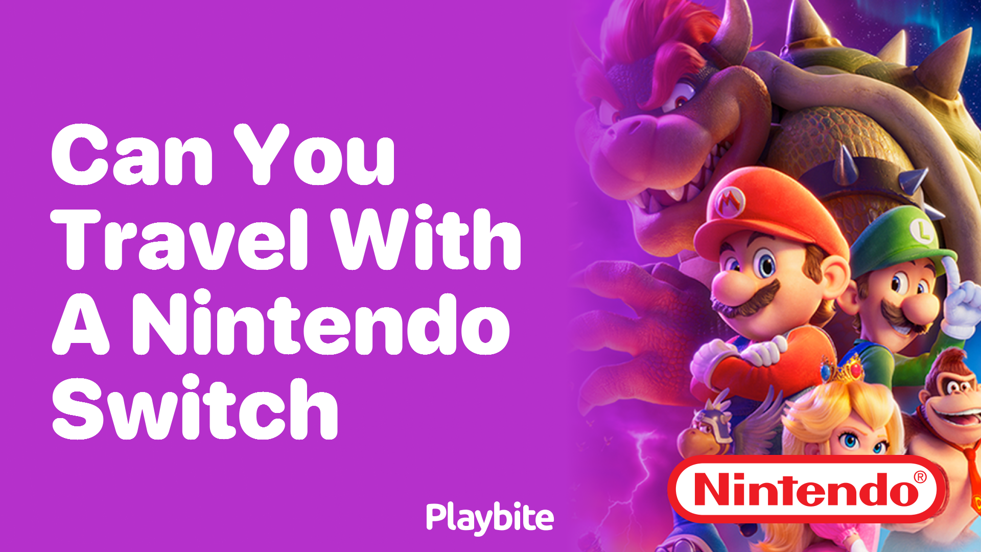 Can You Travel with a Nintendo Switch?
