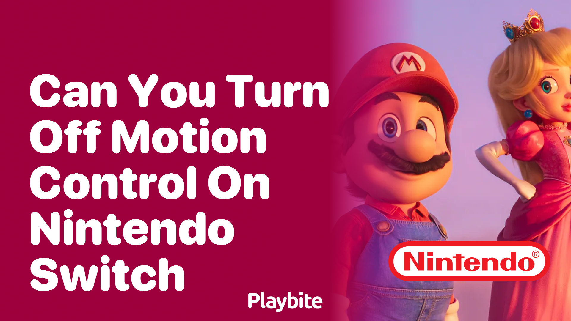 Can You Turn Off Motion Control on Nintendo Switch?
