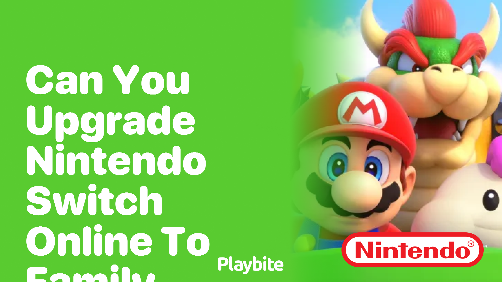 Can You Upgrade Nintendo Switch Online to Family?