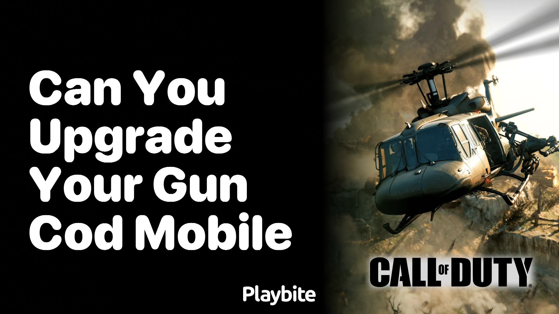 Can You Upgrade Your Gun in COD Mobile?