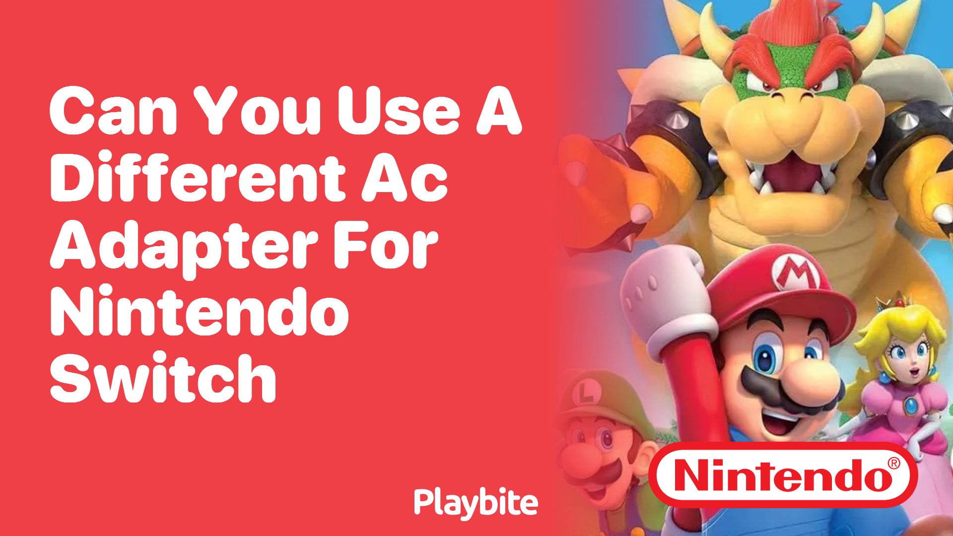 Can You Use a Different AC Adapter for Nintendo Switch?