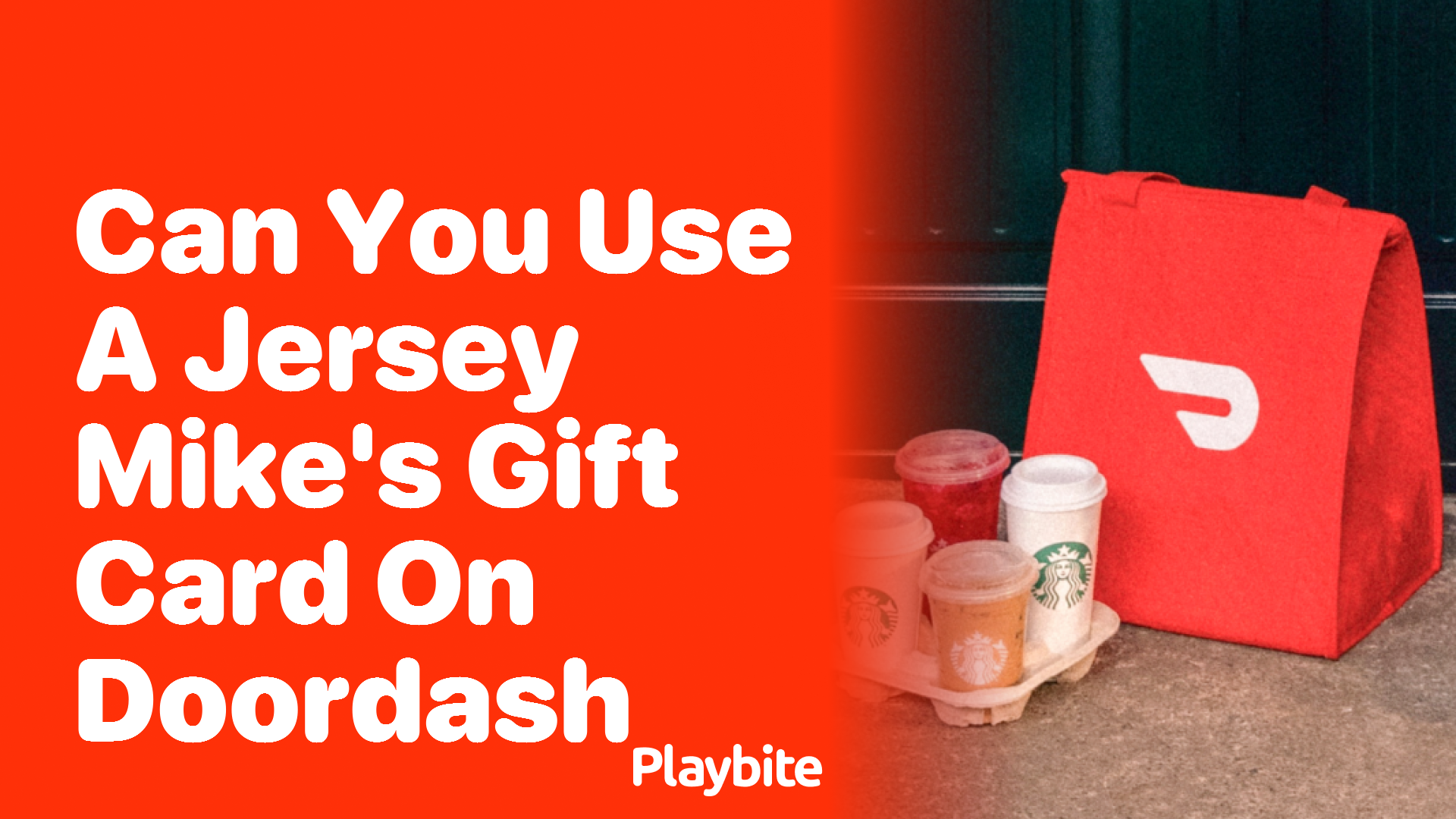 Can You Use a Jersey Mike's Gift Card on DoorDash? Playbite