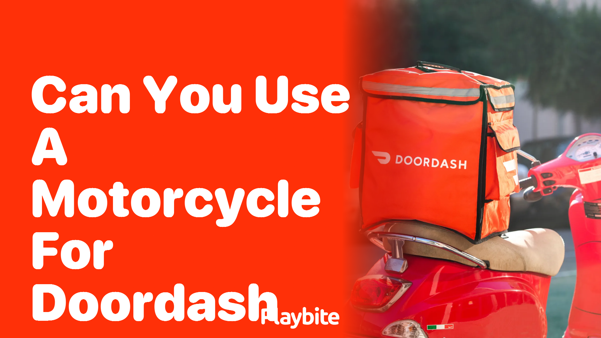 Can You Use a Motorcycle for DoorDash Deliveries?