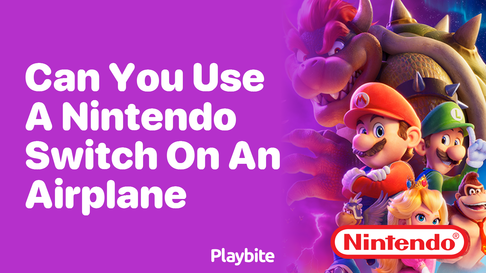 Can You Use a Nintendo Switch on an Airplane?
