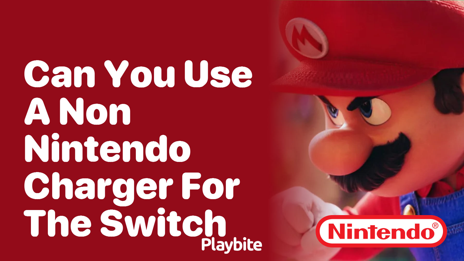 Can You Use a Non-Nintendo Charger for the Switch?