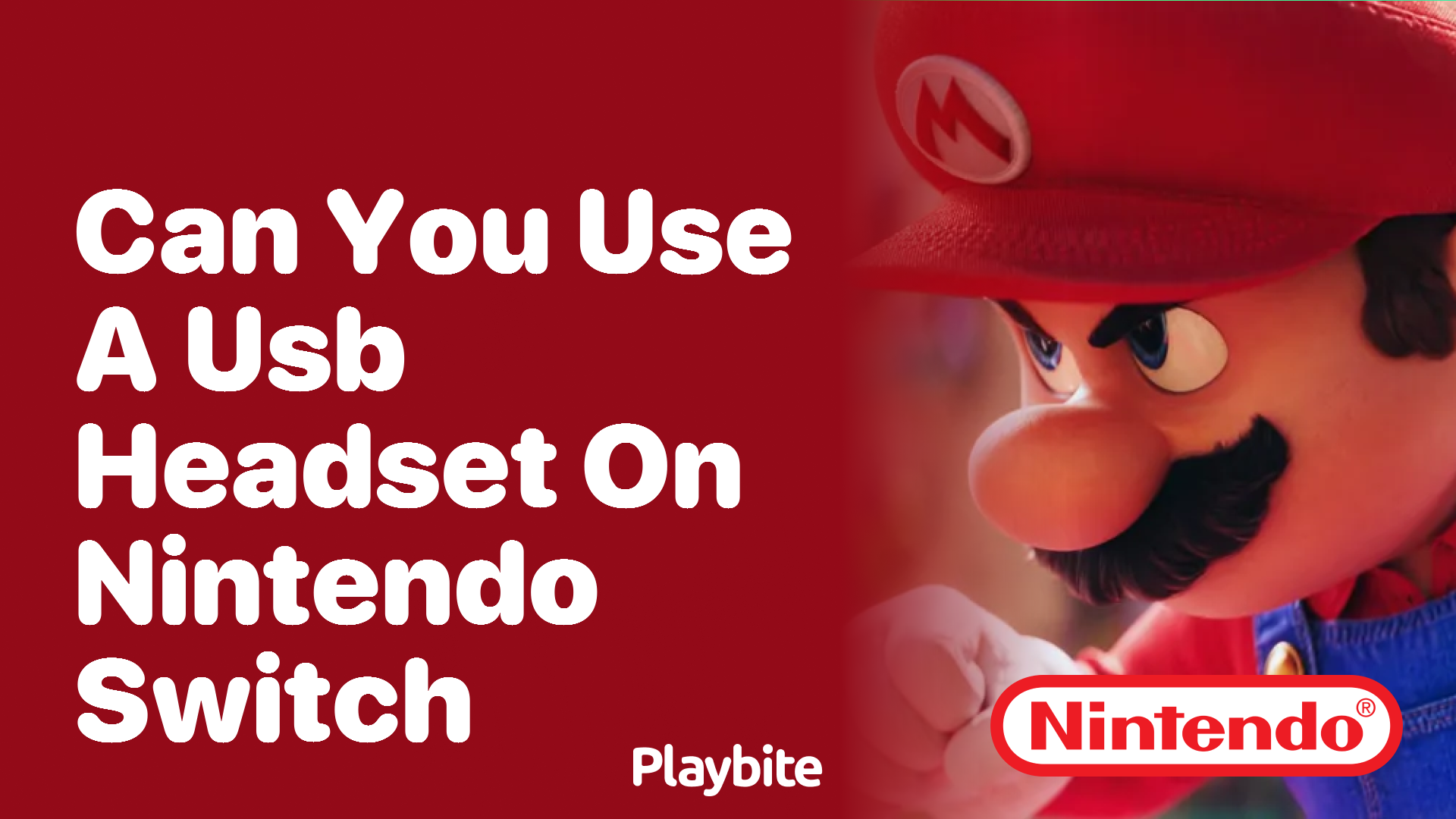 Can You Use a USB Headset on Nintendo Switch?