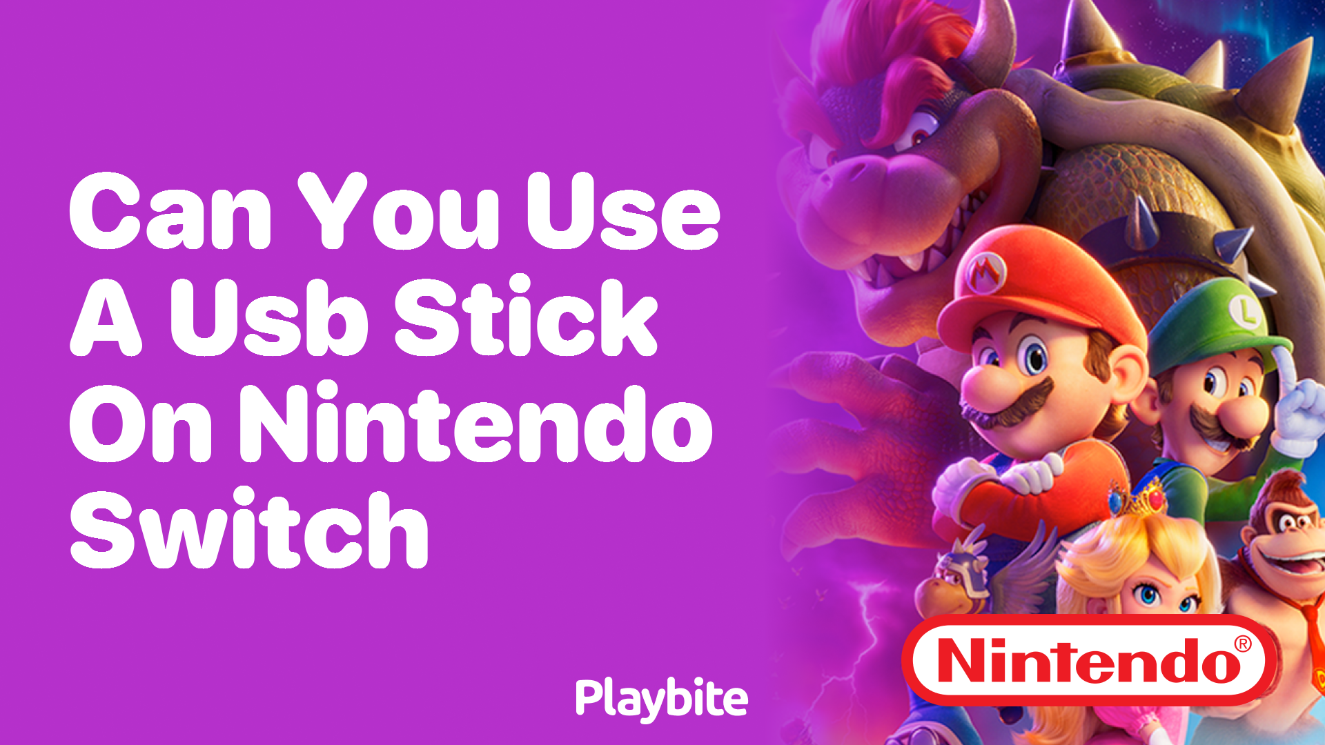 Can You Use a USB Stick on Nintendo Switch?