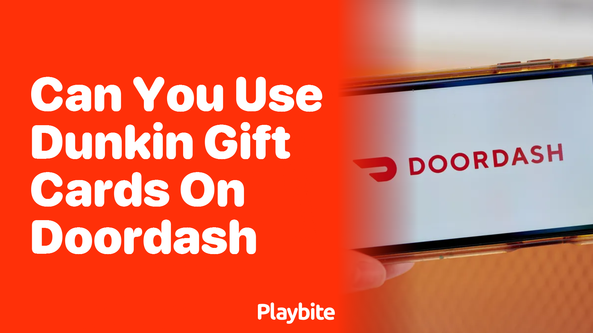Can You Use Dunkin’ Gift Cards on DoorDash?
