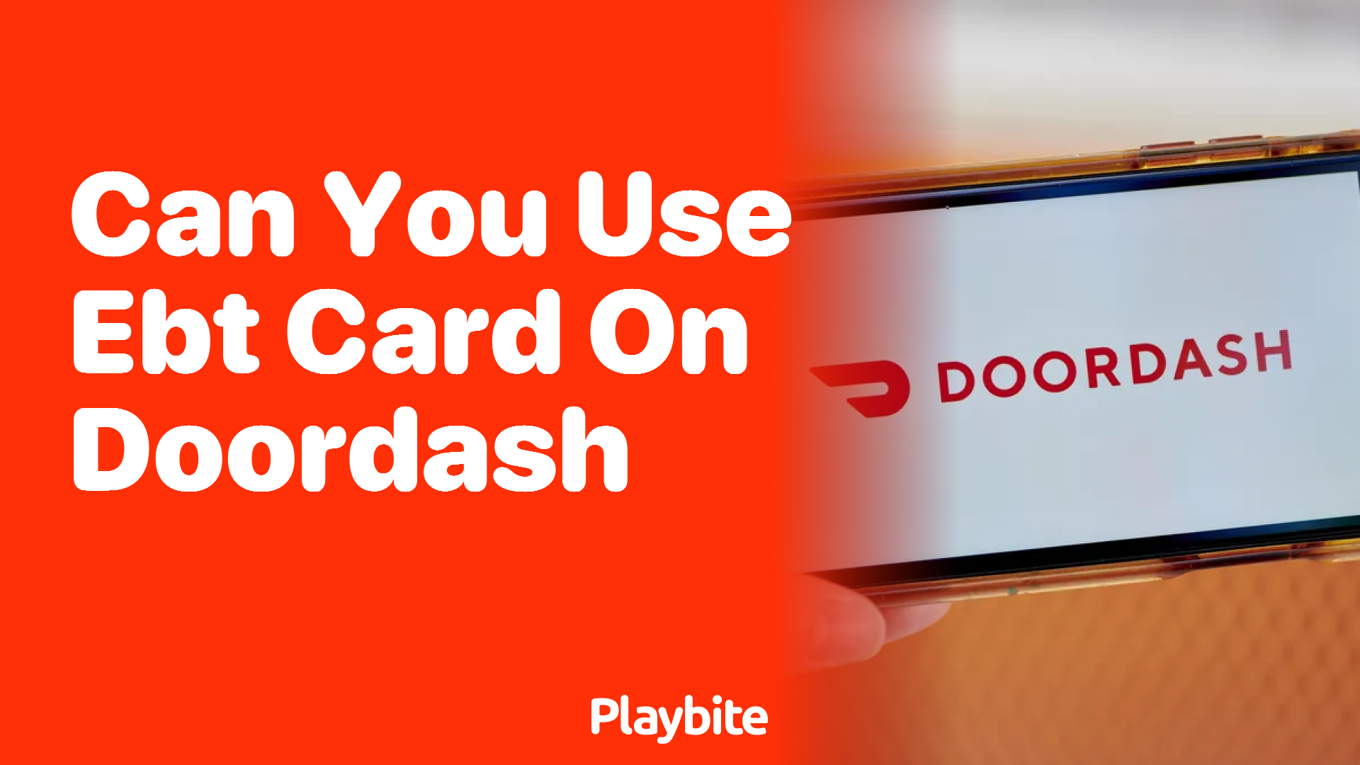 Can You Use EBT Card on DoorDash?