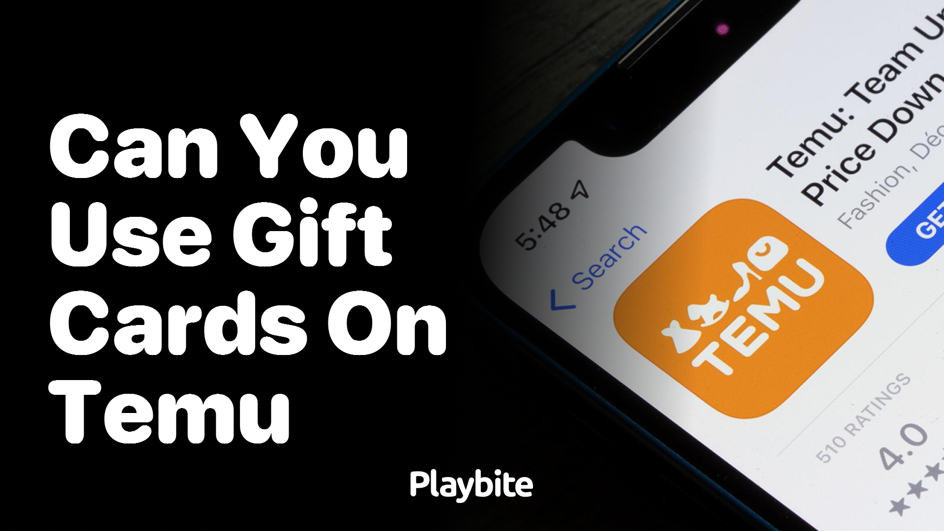 Can You Use Gift Cards on Temu?