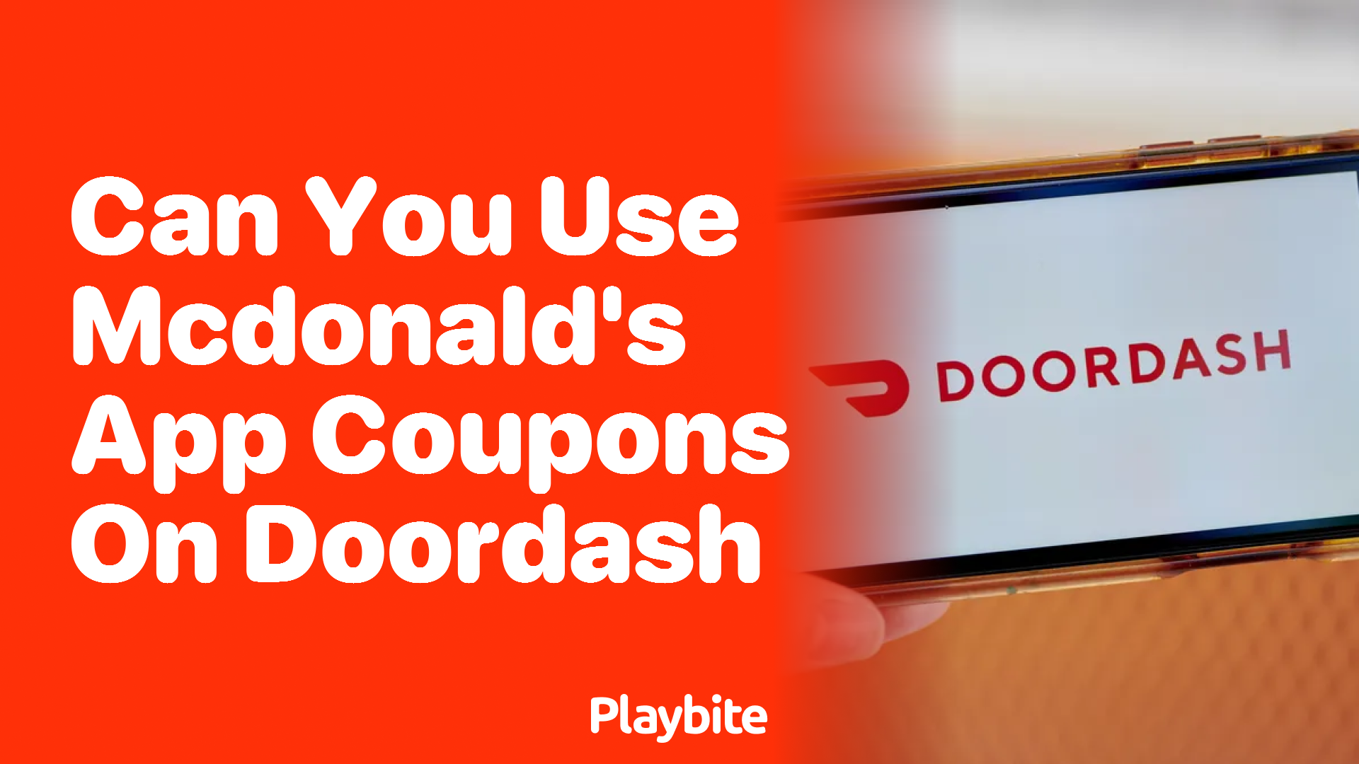 Can You Use McDonald’s App Coupons on DoorDash?