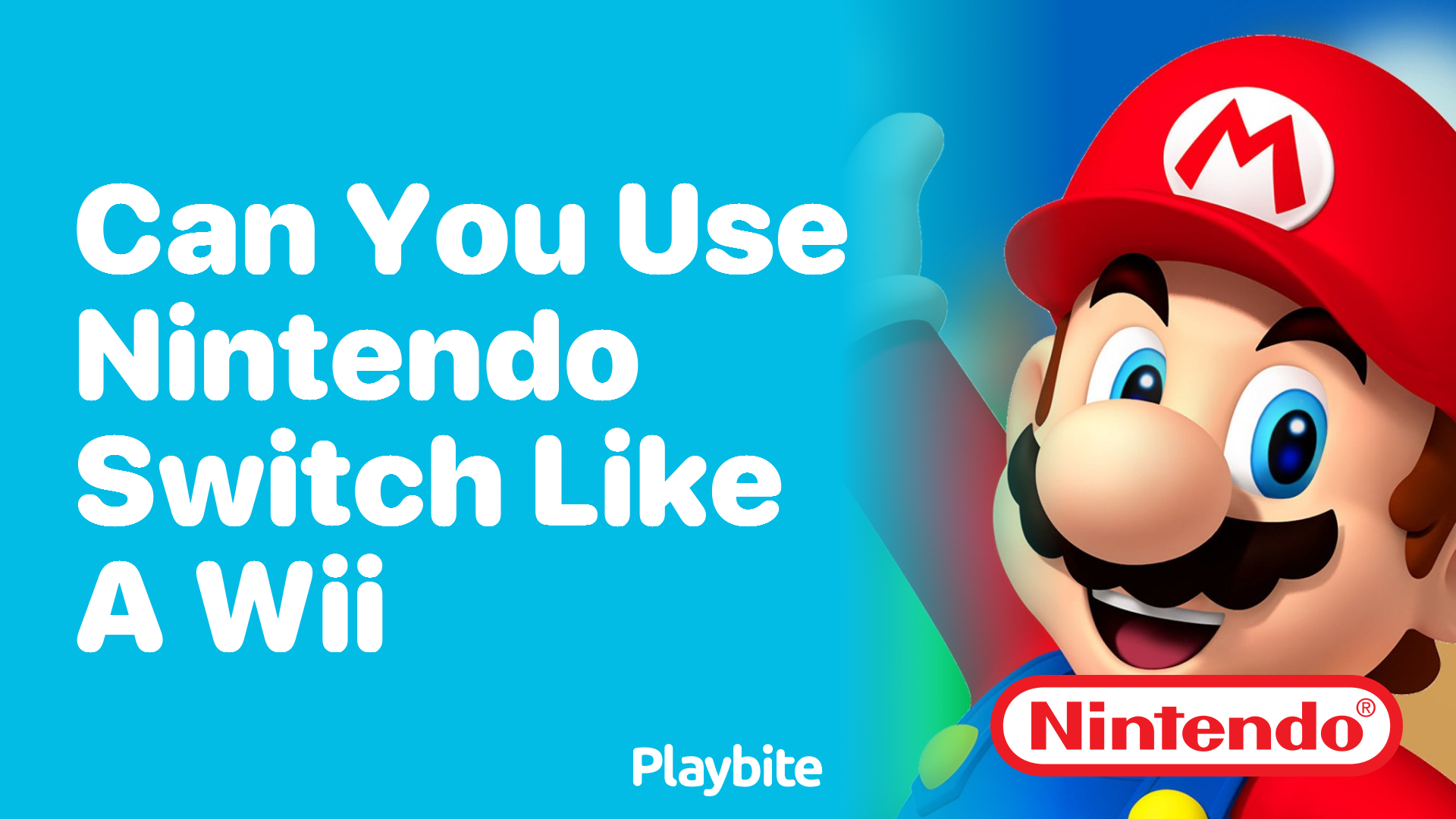 Can You Use Nintendo Switch Like a Wii?
