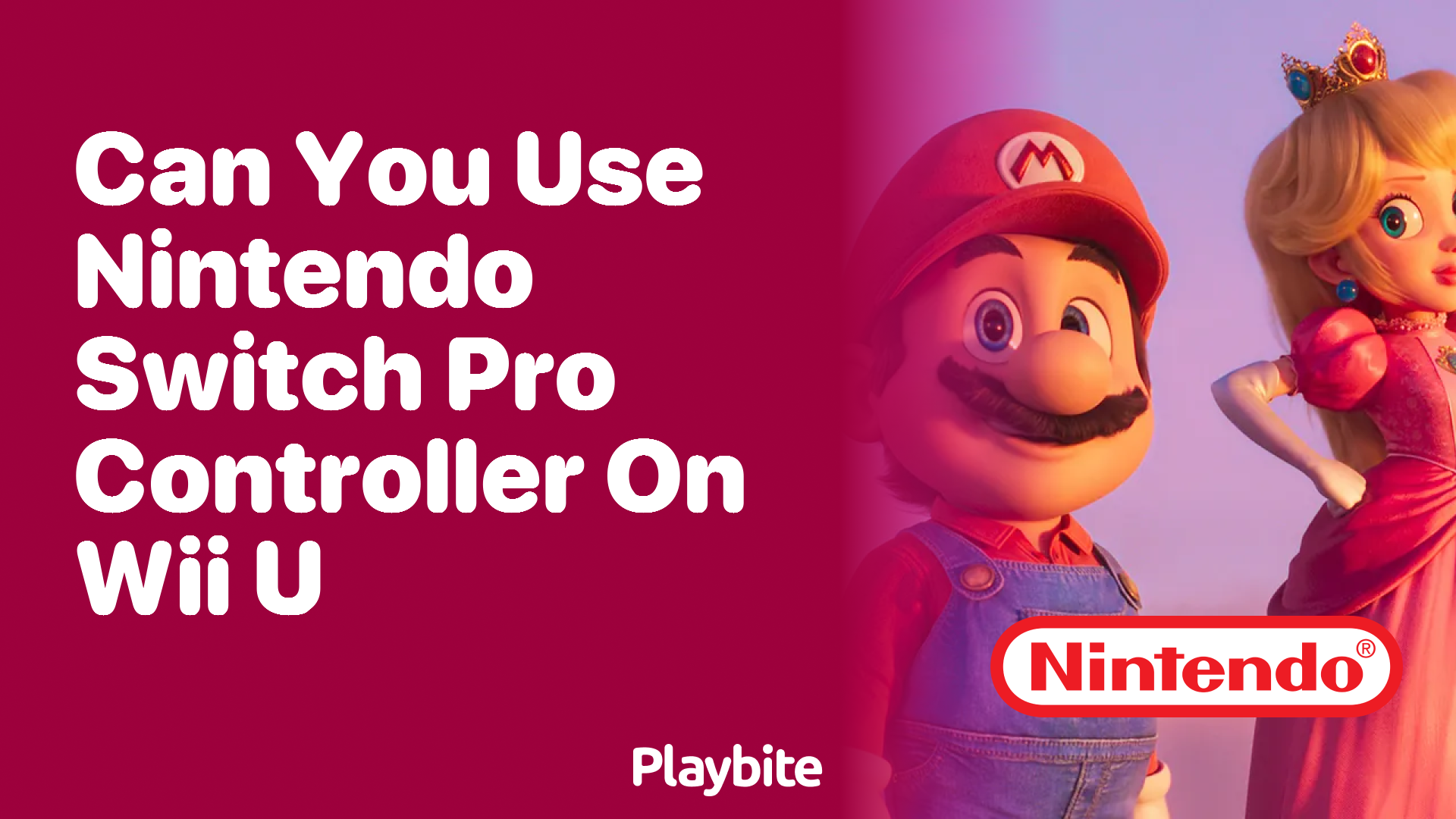 Can You Use a Nintendo Switch Pro Controller on a Wii U?