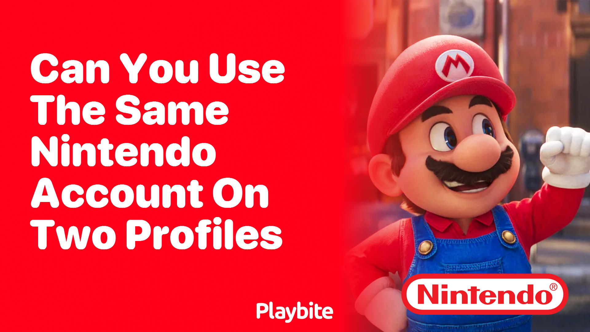 Can You Use The Same Nintendo Account On Two Profiles