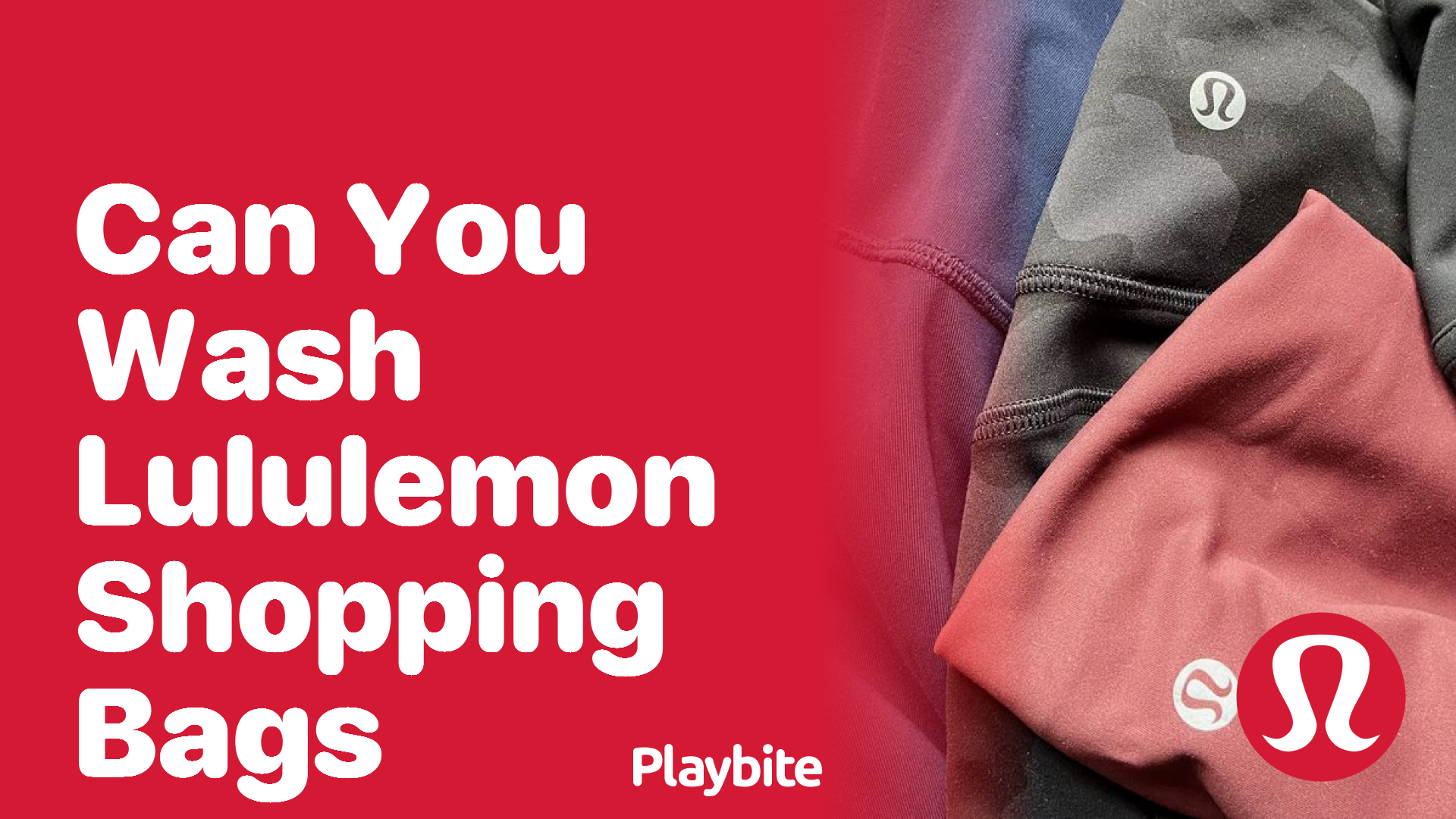 Can You Wash Lululemon Shopping Bags?