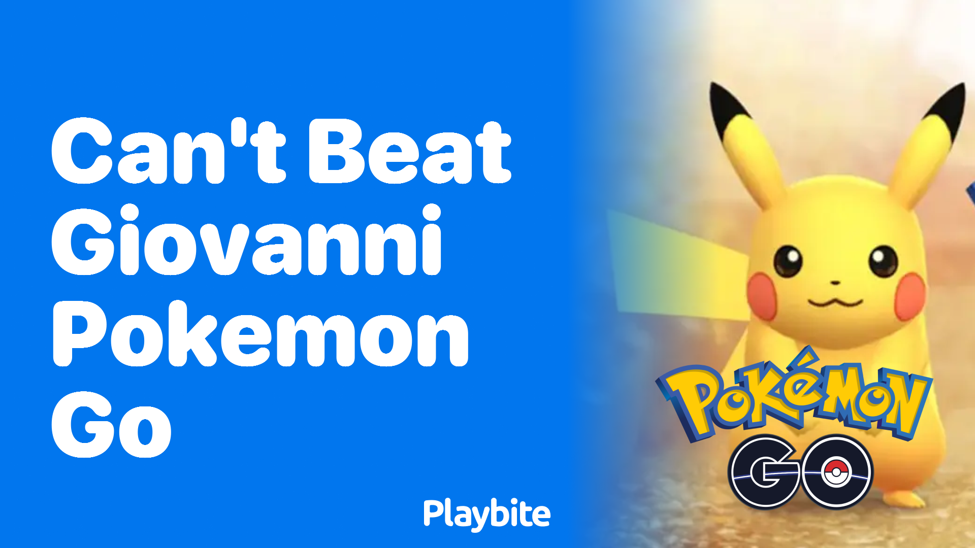 Can’t Beat Giovanni in Pokemon GO? Here’s What You Need to Know