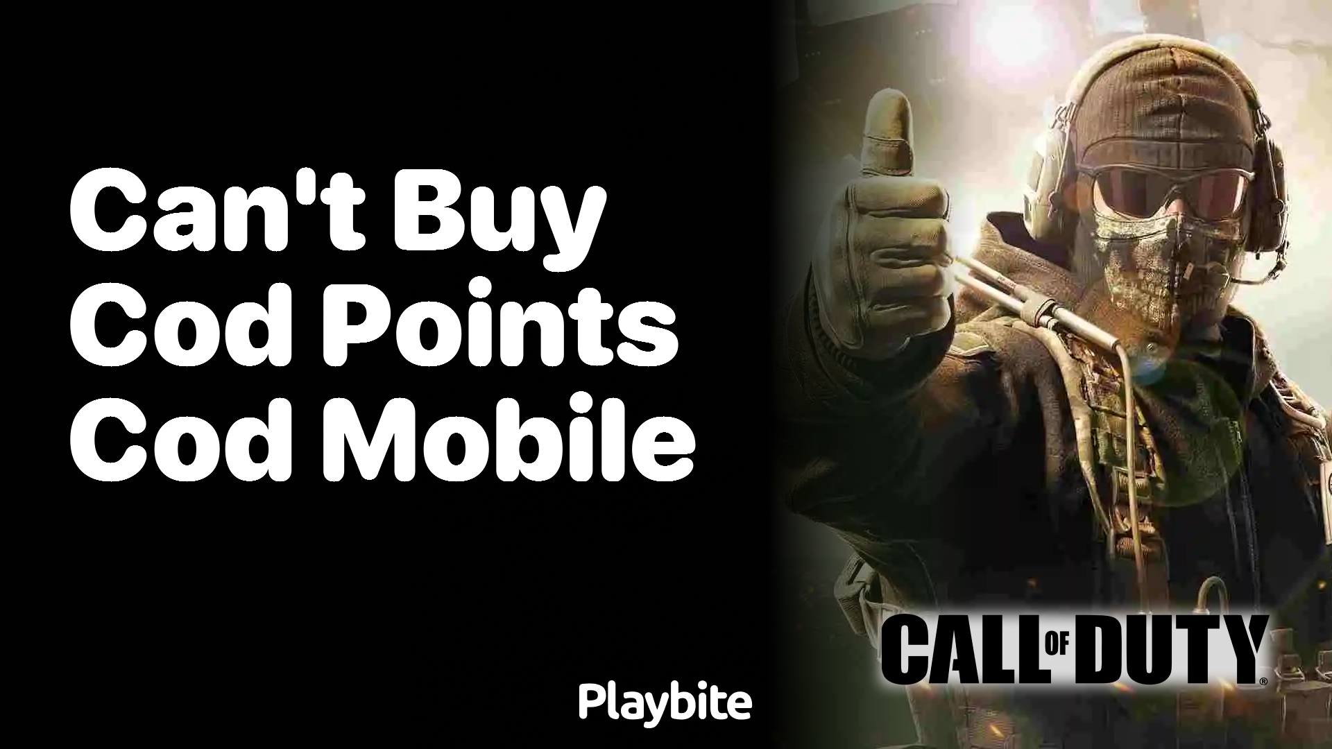 Can’t Buy COD Points in COD Mobile? Here’s What to Know