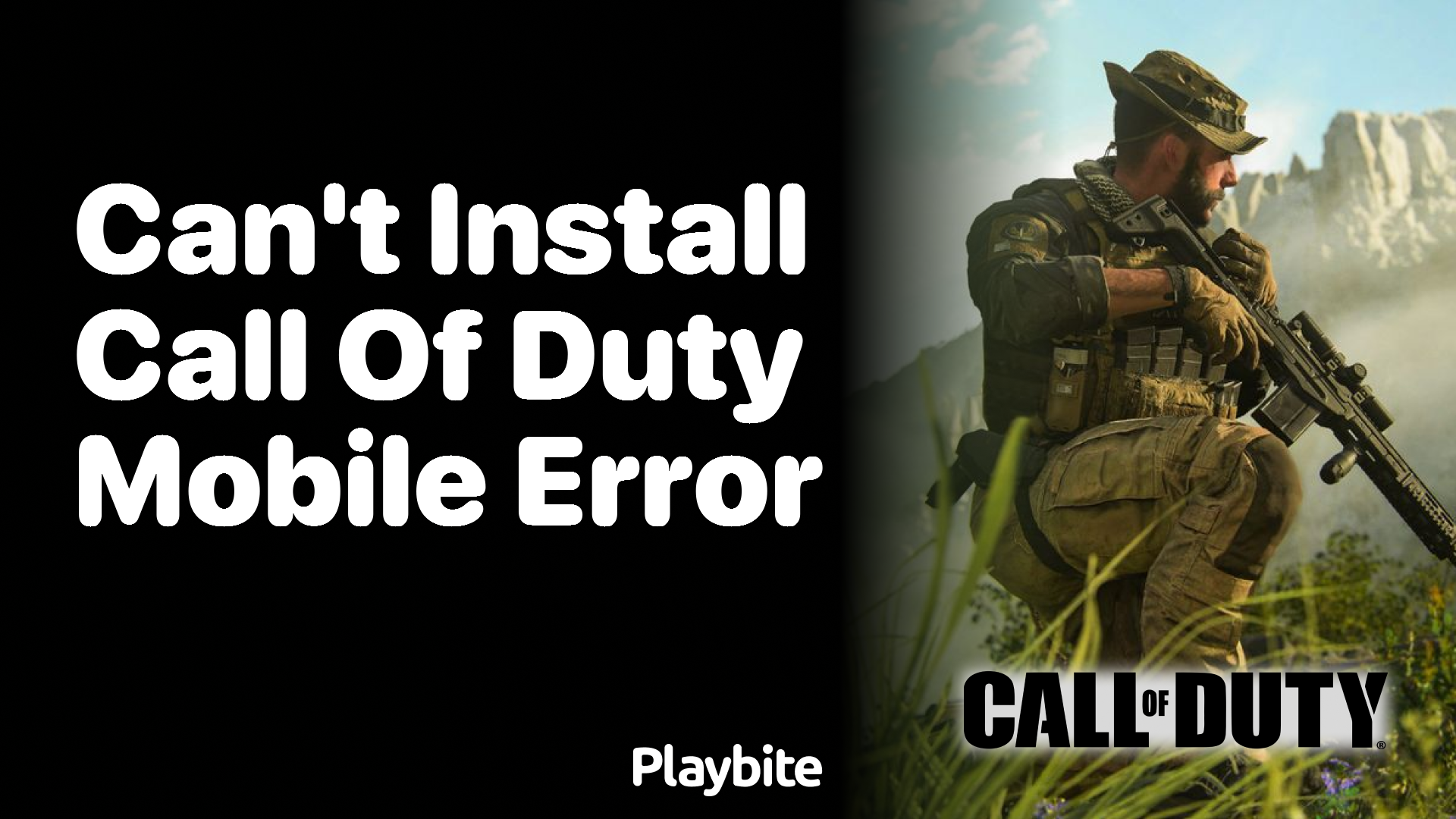 Can’t Install Call of Duty Mobile: How to Fix the Error