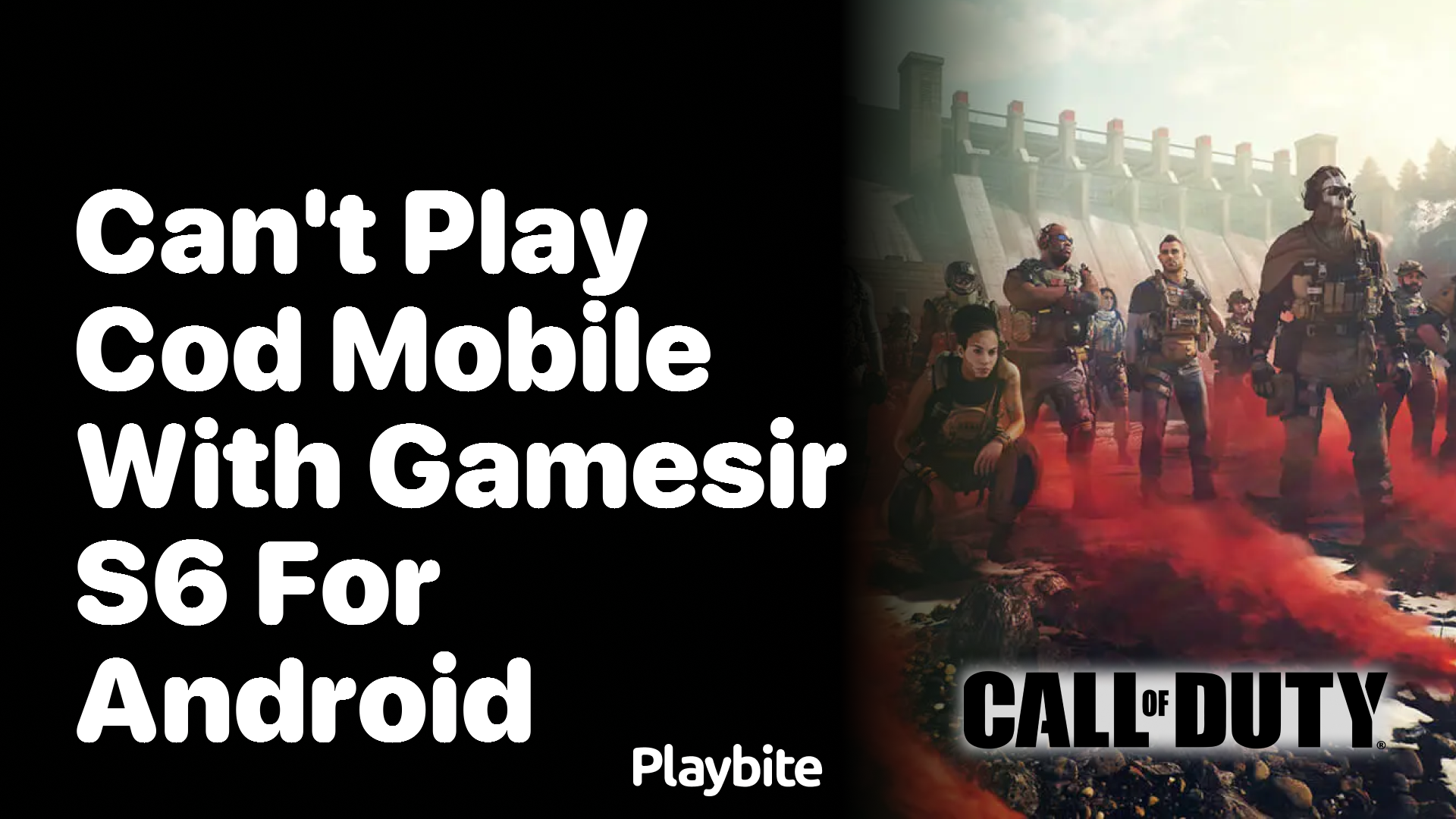 Can’t Play Call of Duty Mobile with GameSir S6 for Android? Let’s Find Out Why