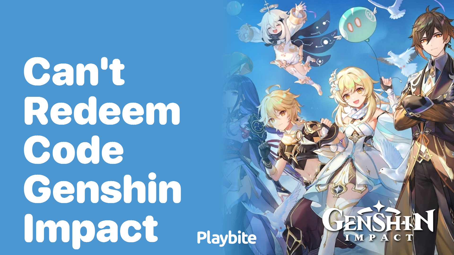 Can’t Redeem Code in Genshin Impact? Here’s What You Need to Know