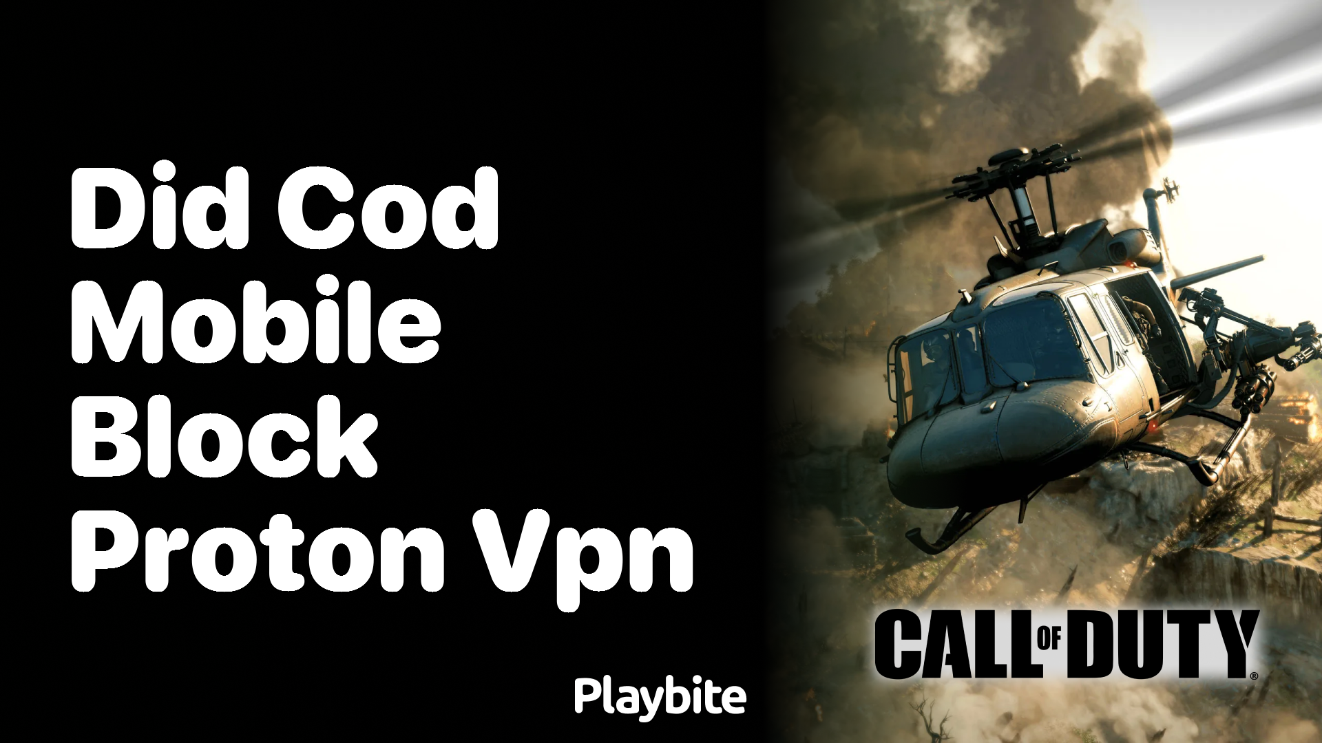 Did COD Mobile Block Proton VPN?