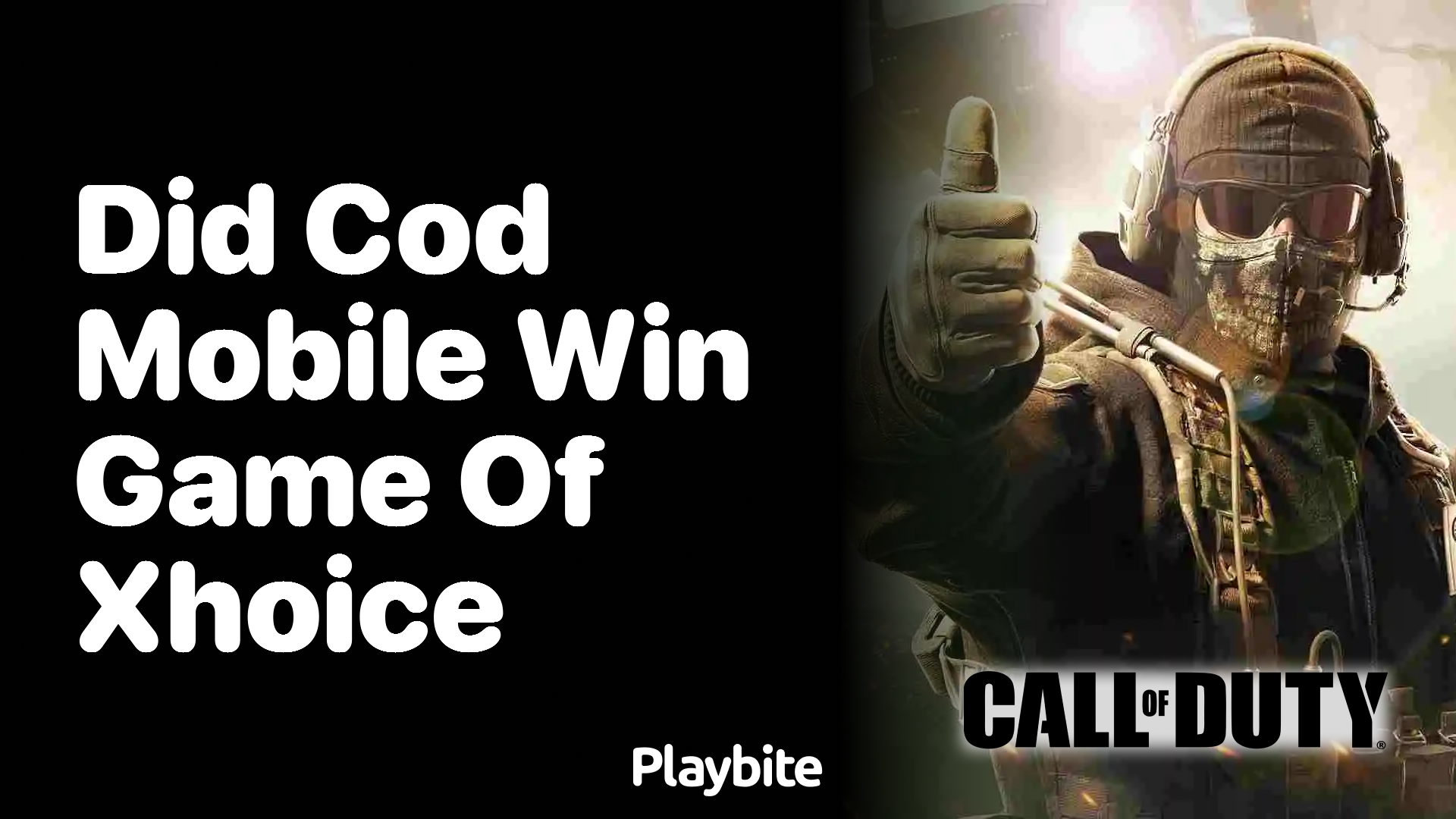 Did Call of Duty Mobile Win Game of the Year?